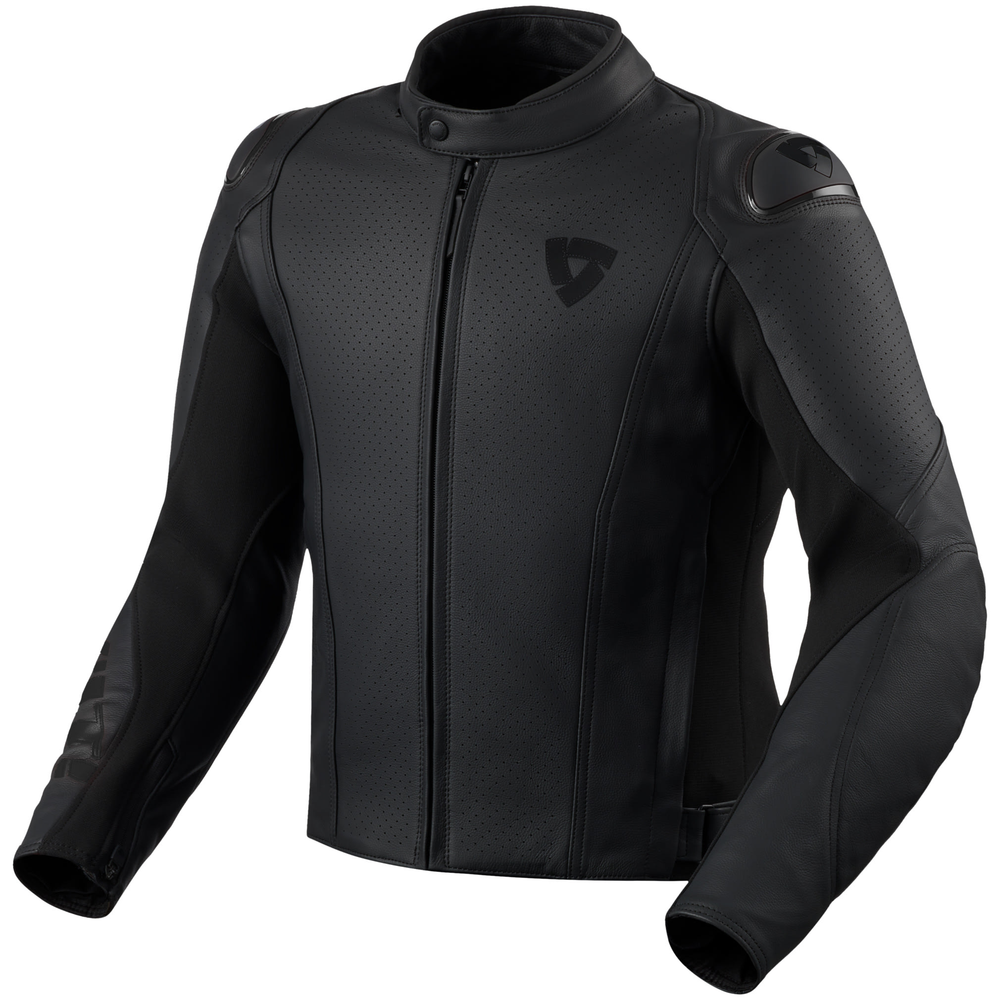 Rev'it Rev'it Quadratic Leather Jacket - Black
