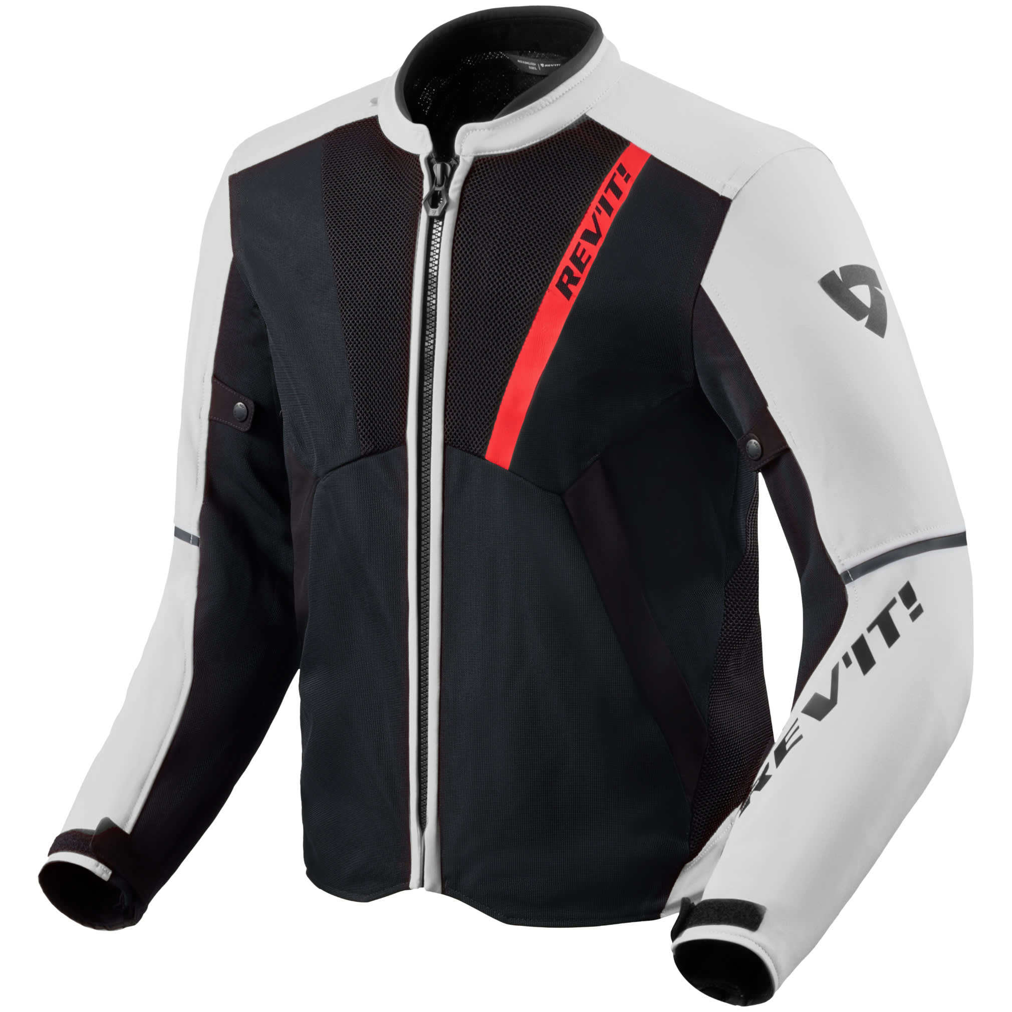 Rev'it Rev'it GT-R 4 Air Textile Jacket - Black / White