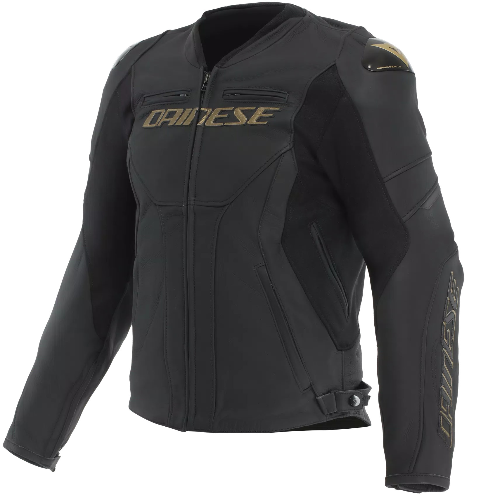 Dainese Dainese Racing 5 Leather Jacket - Black / Gold