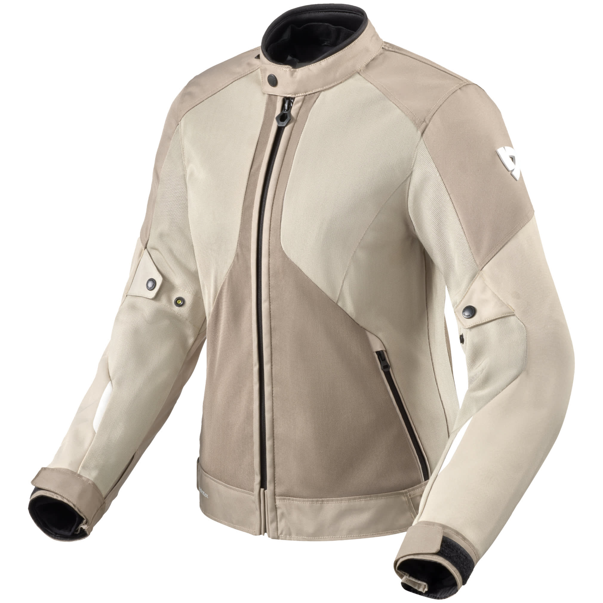 Rev'it Rev'it Ladies Torque 3 H2O Textile Jacket - Sand / White
