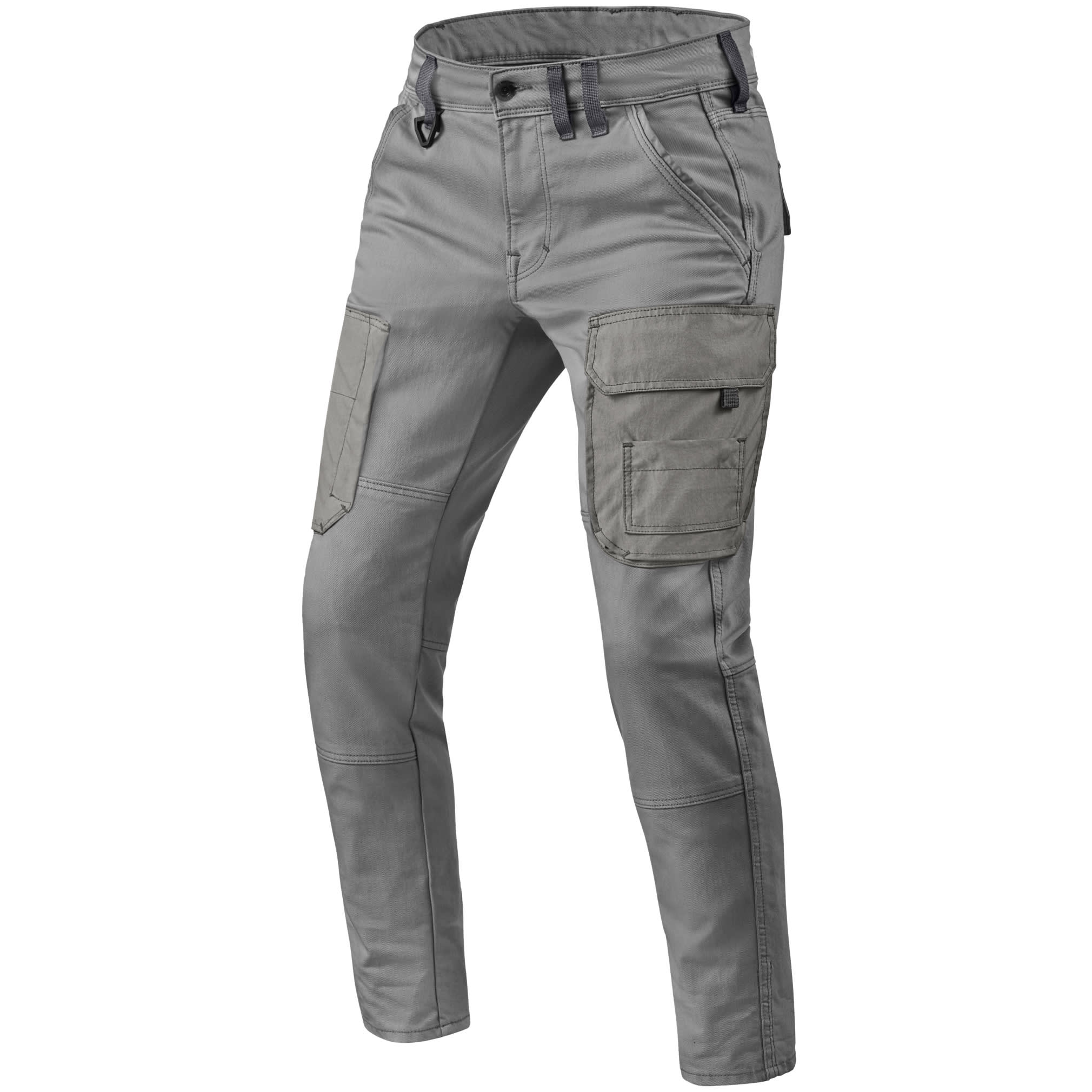 Rev'it Brant Slim Cargo Jeans - Grey - FREE UK DELIVERY