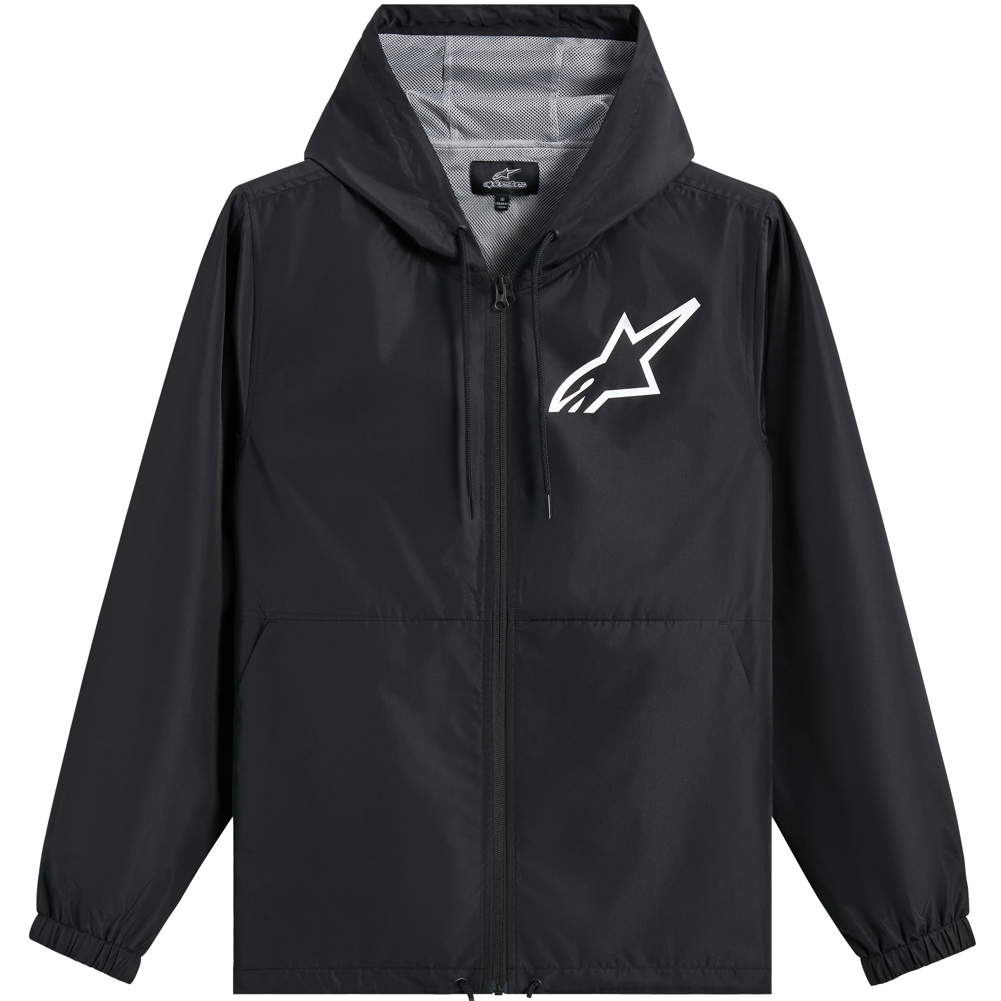 Alpinestars Alpinestars Speeder Chromium Windbreaker Jacket - Black / White