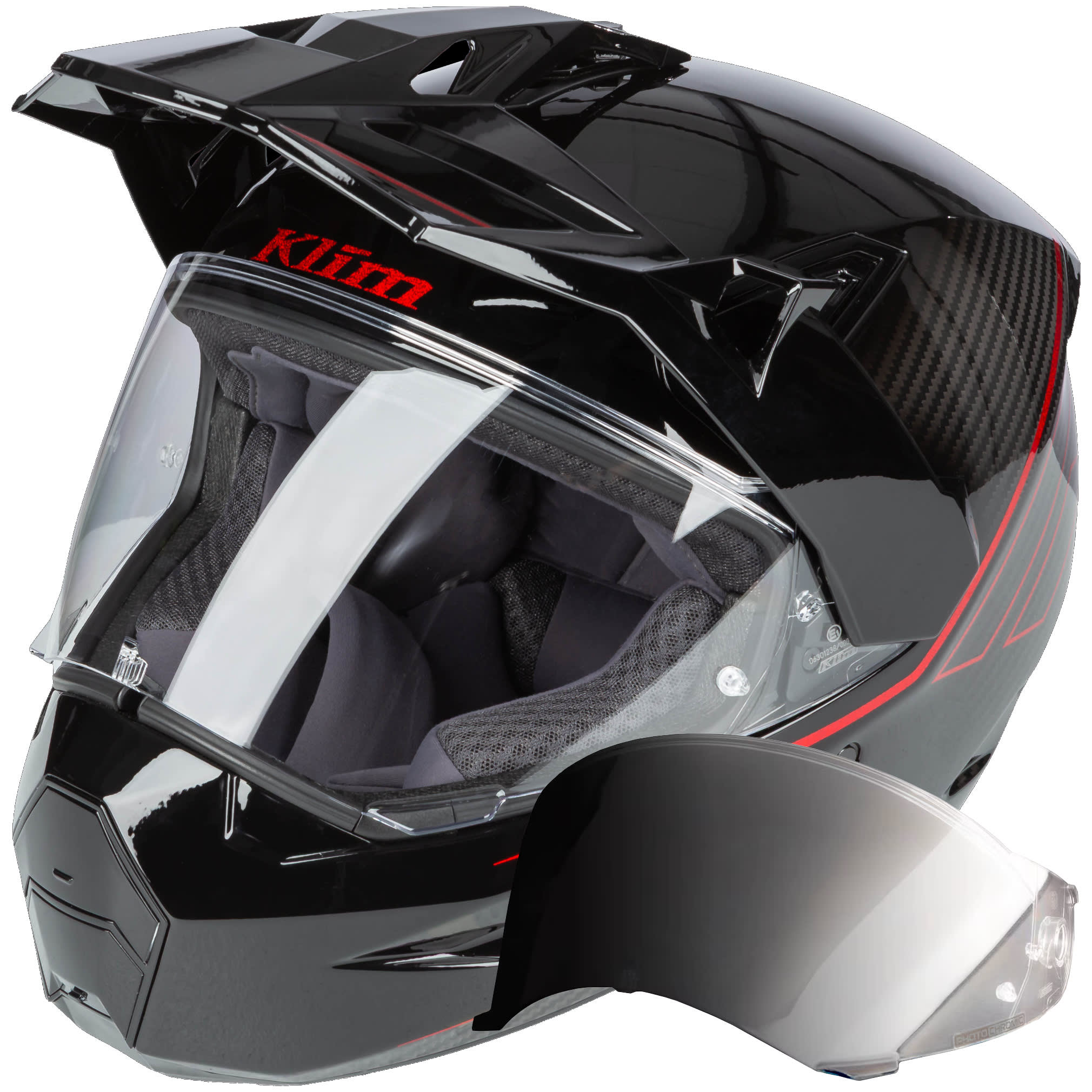 Klim Klim X1 Alpha - Quanta Gloss Black / Fiery Red