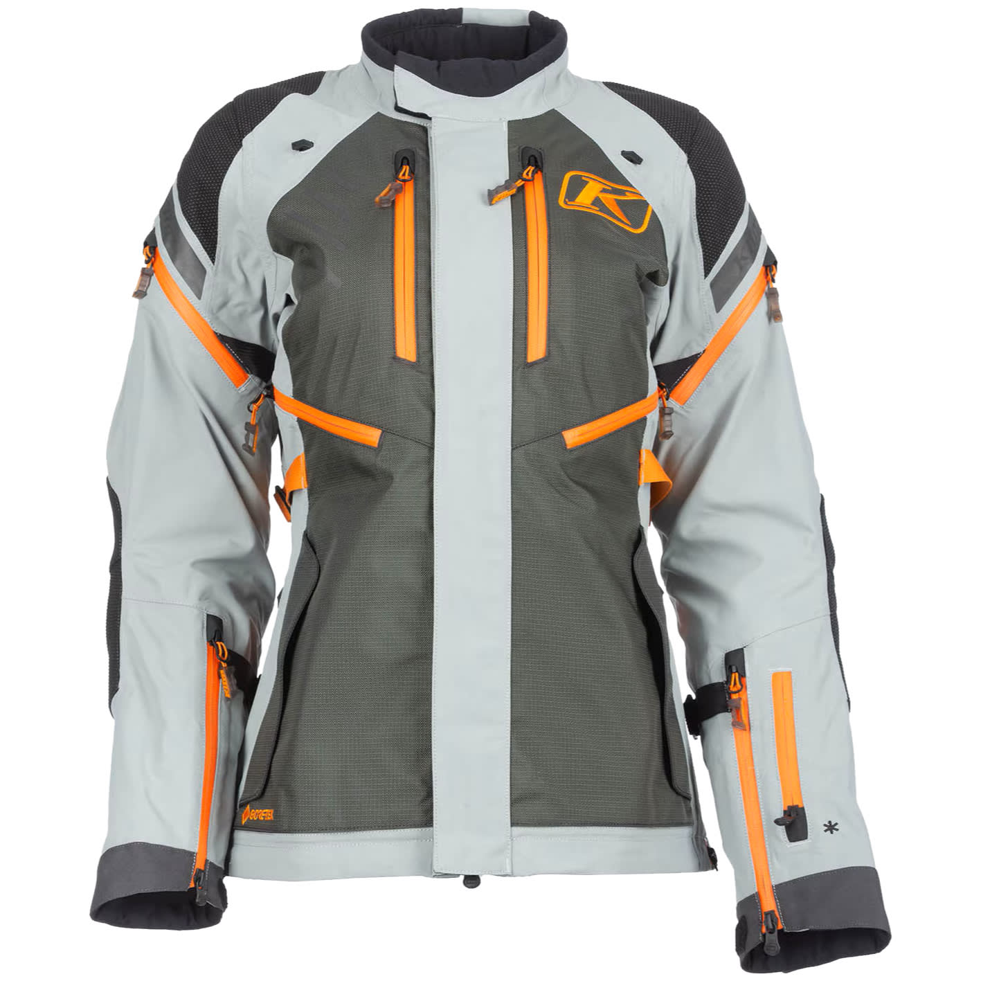 Klim Klim Ladies Artemis V3 Gore-Tex Jacket - Asphalt / Ember Orange