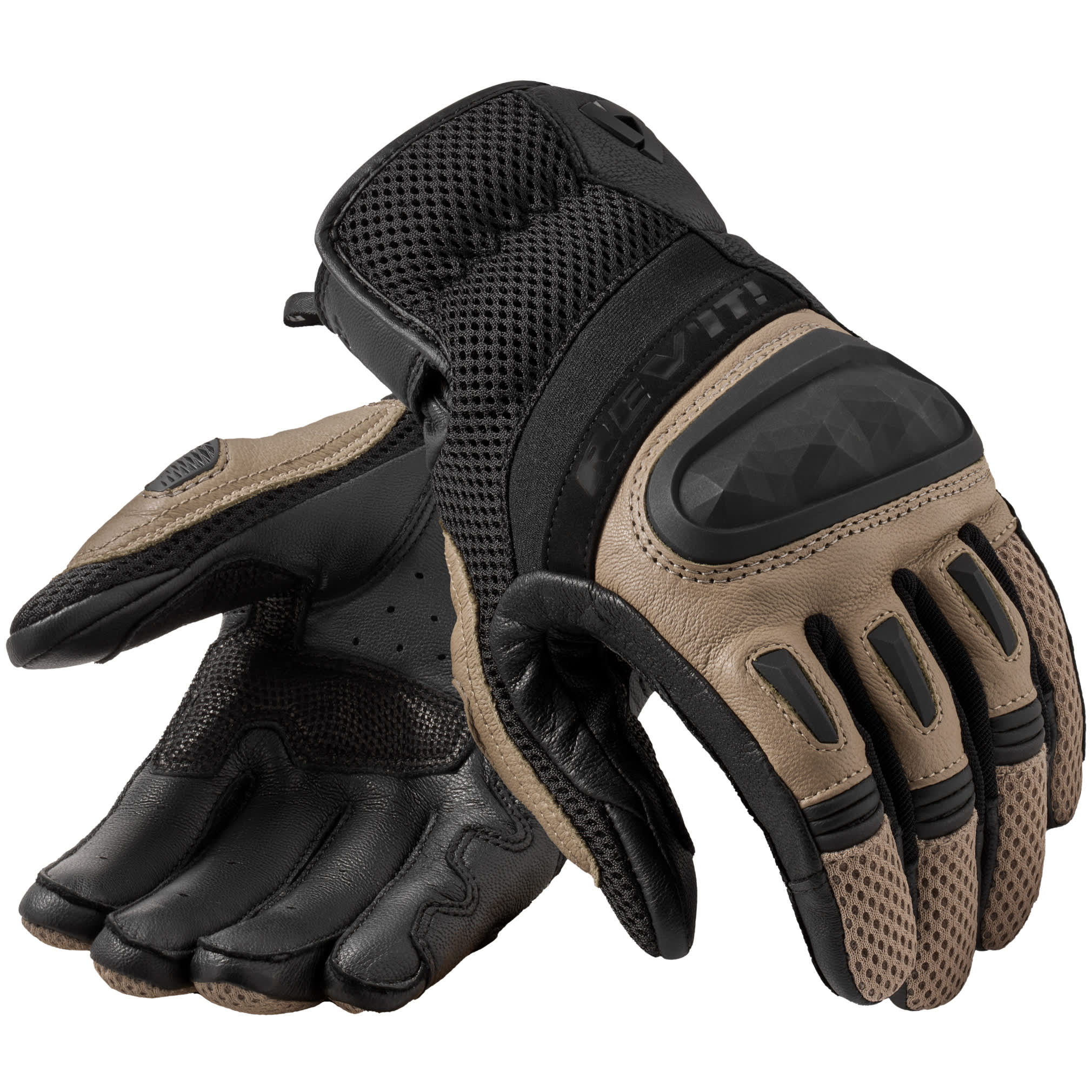 Rev'it Rev'it Dirt 4 Mixed Gloves - Black / Sand