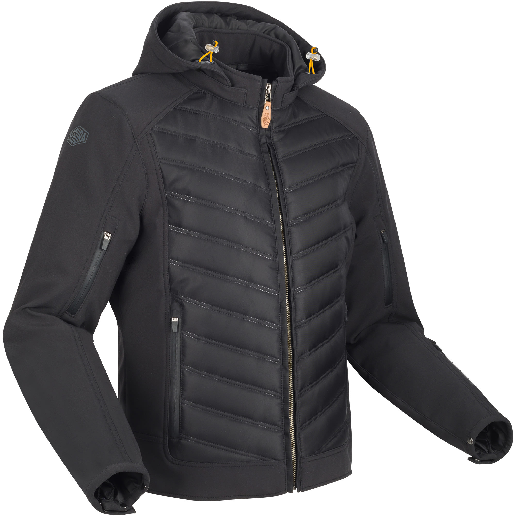 Segura Segura Natcho 2 Textile Jacket - Black / Yellow