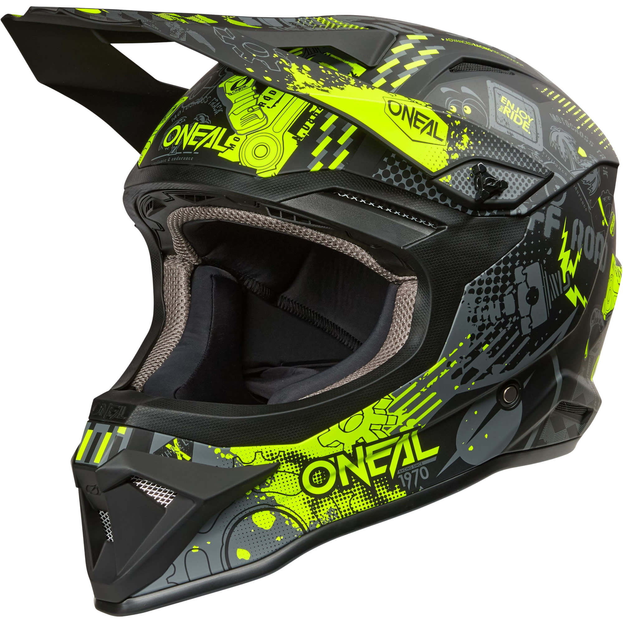 O'Neal O'Neal 1SRS Kids - Vibrant Black / Yellow