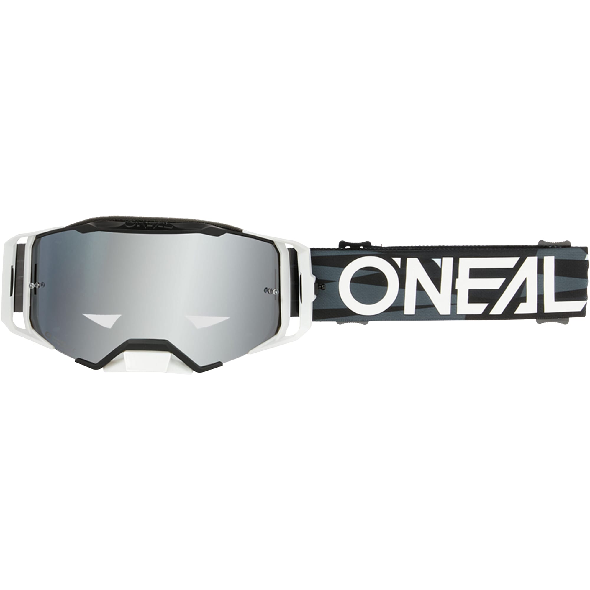 O'Neal O'Neal B-33 Goggles - Ictus Black / White / Silver Mirror