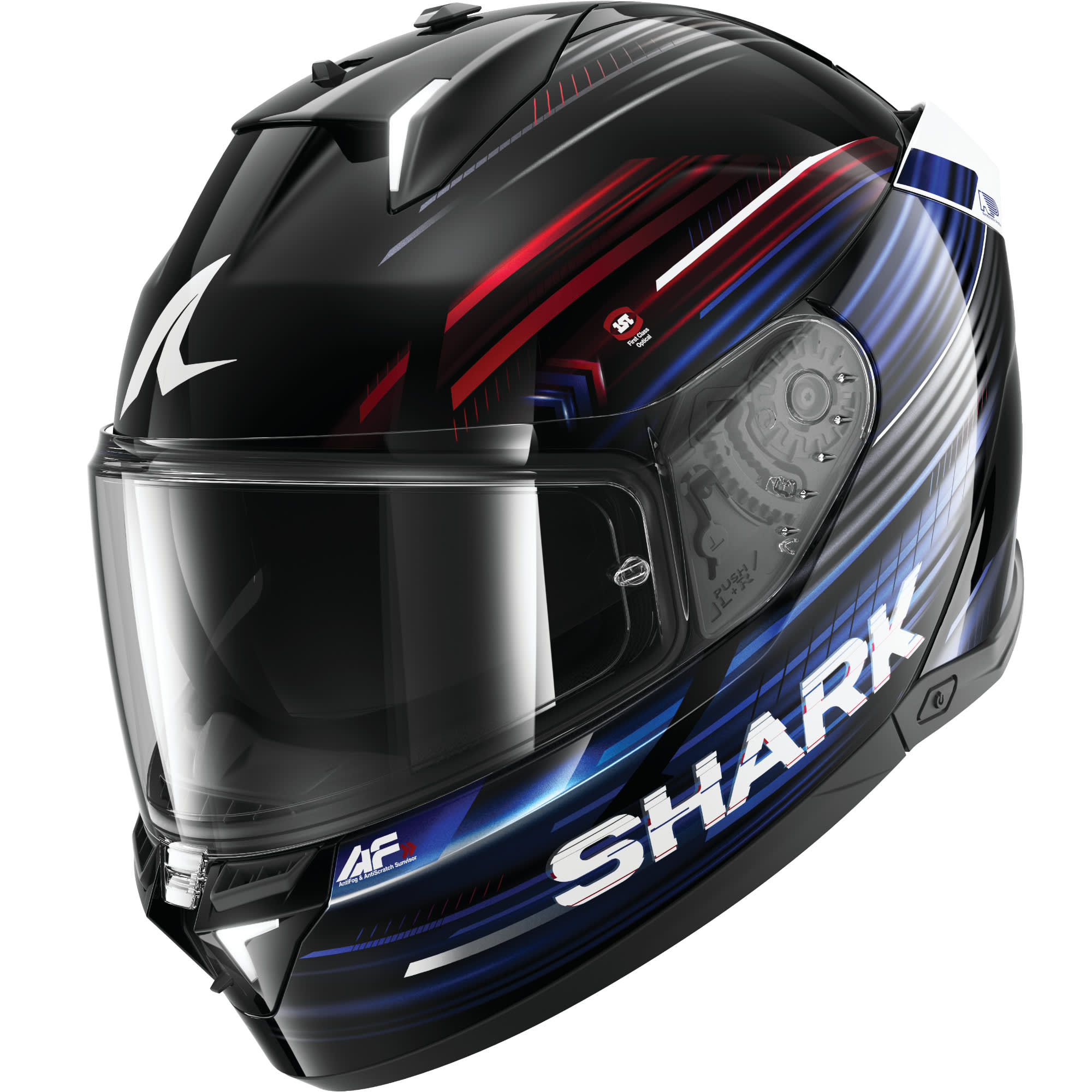 Shark Shark Skwal i3 - Light-Blur Black / Red / Blue