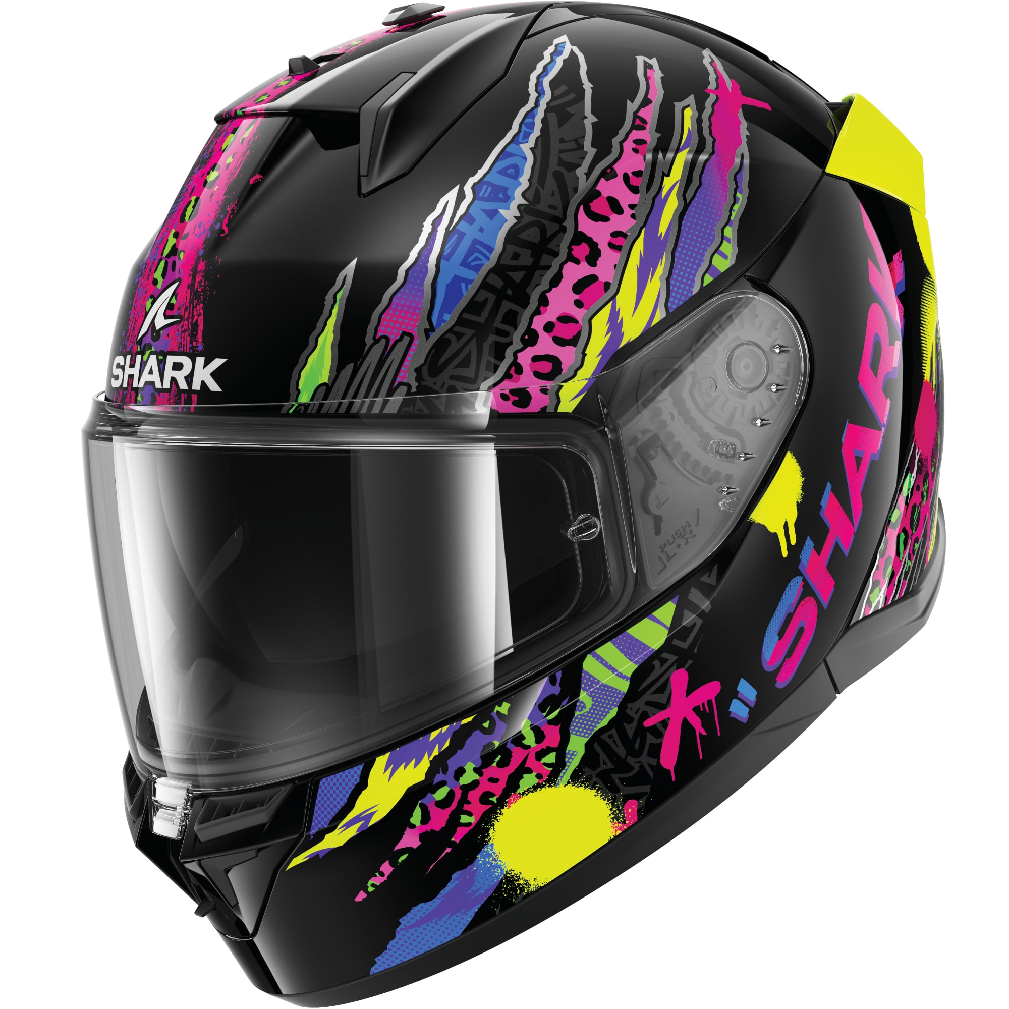 Shark Shark D-Skwal 3 - Fawn Black / Purple / Blue / Yellow