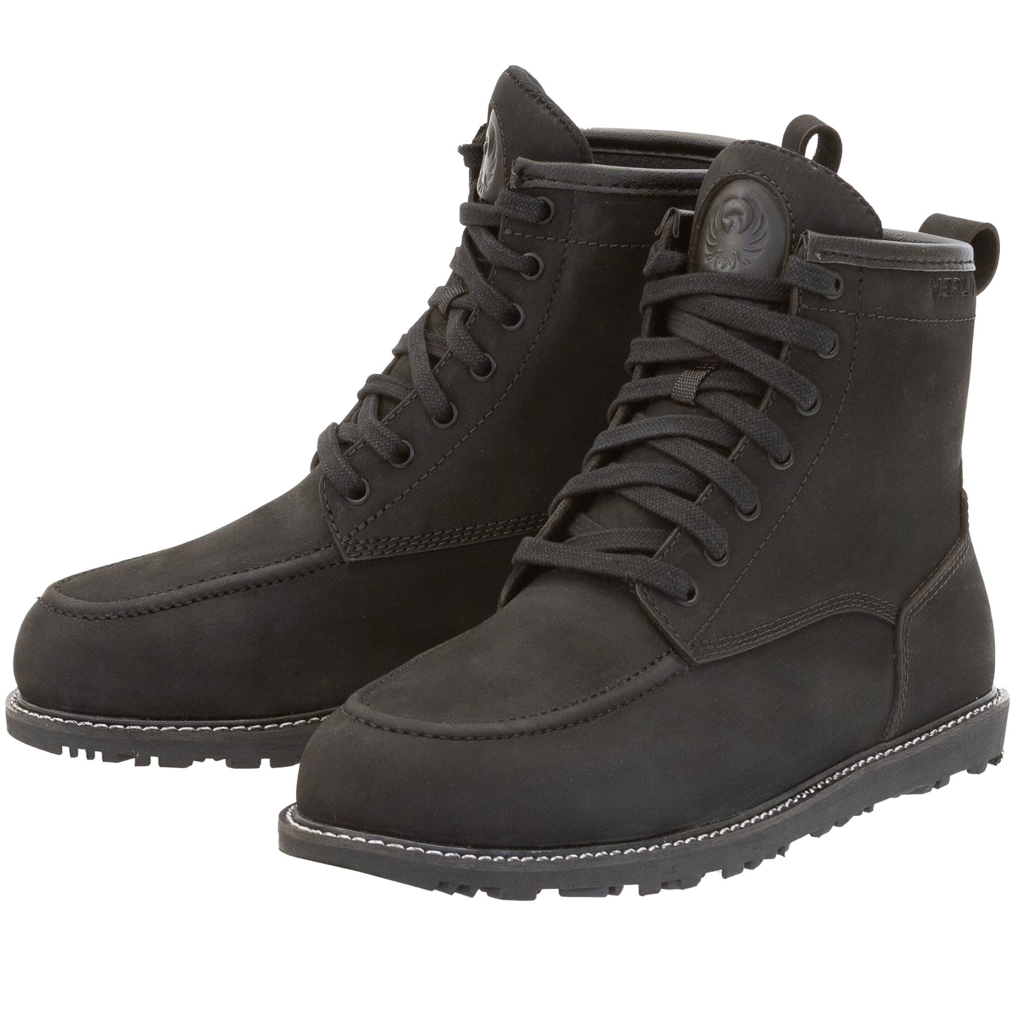 Merlin Worker Moc Toe D3O® Waterproof Boots - Black - FREE UK DELIVERY