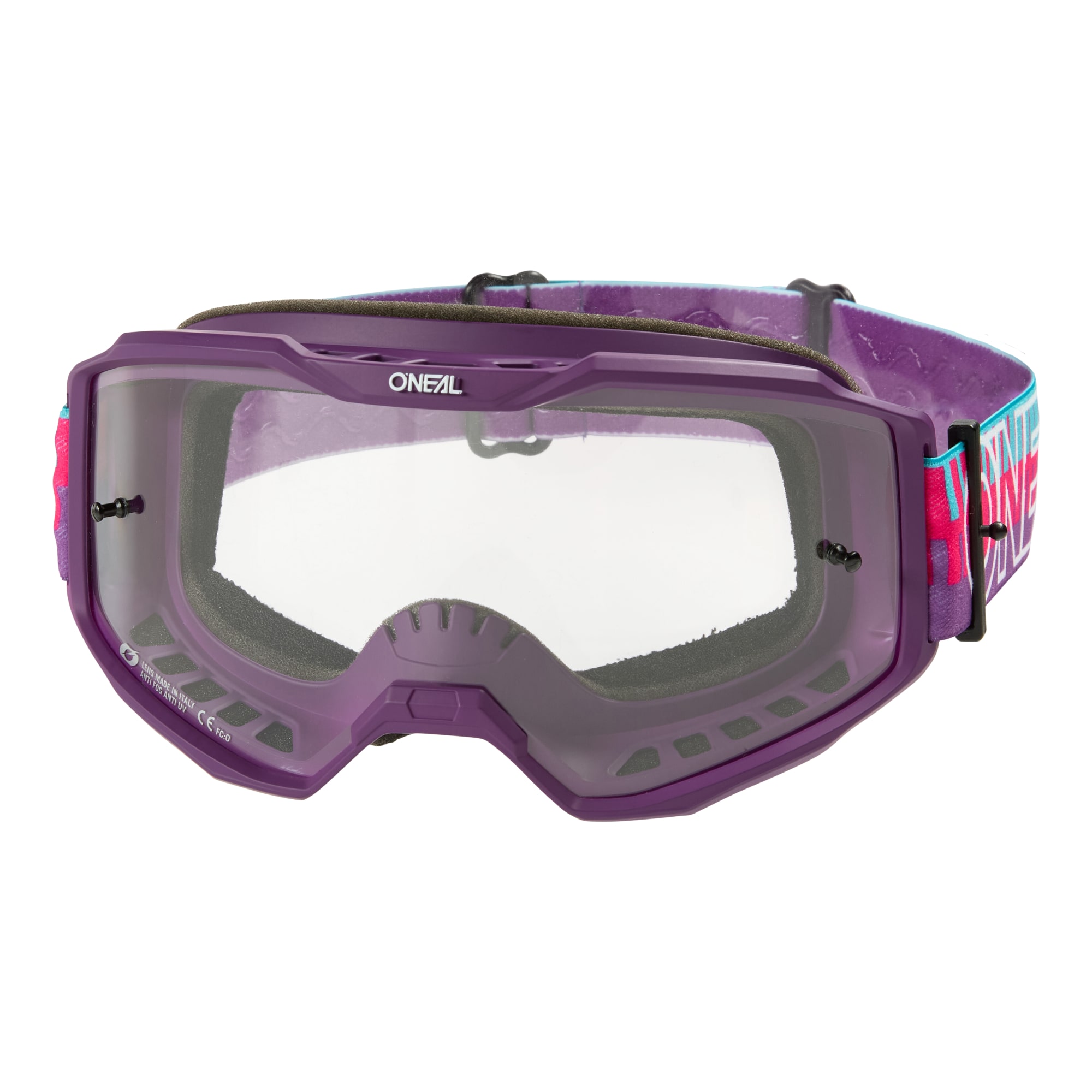 O'Neal O'Neal B-10 Goggles - Striped Pink / Purple