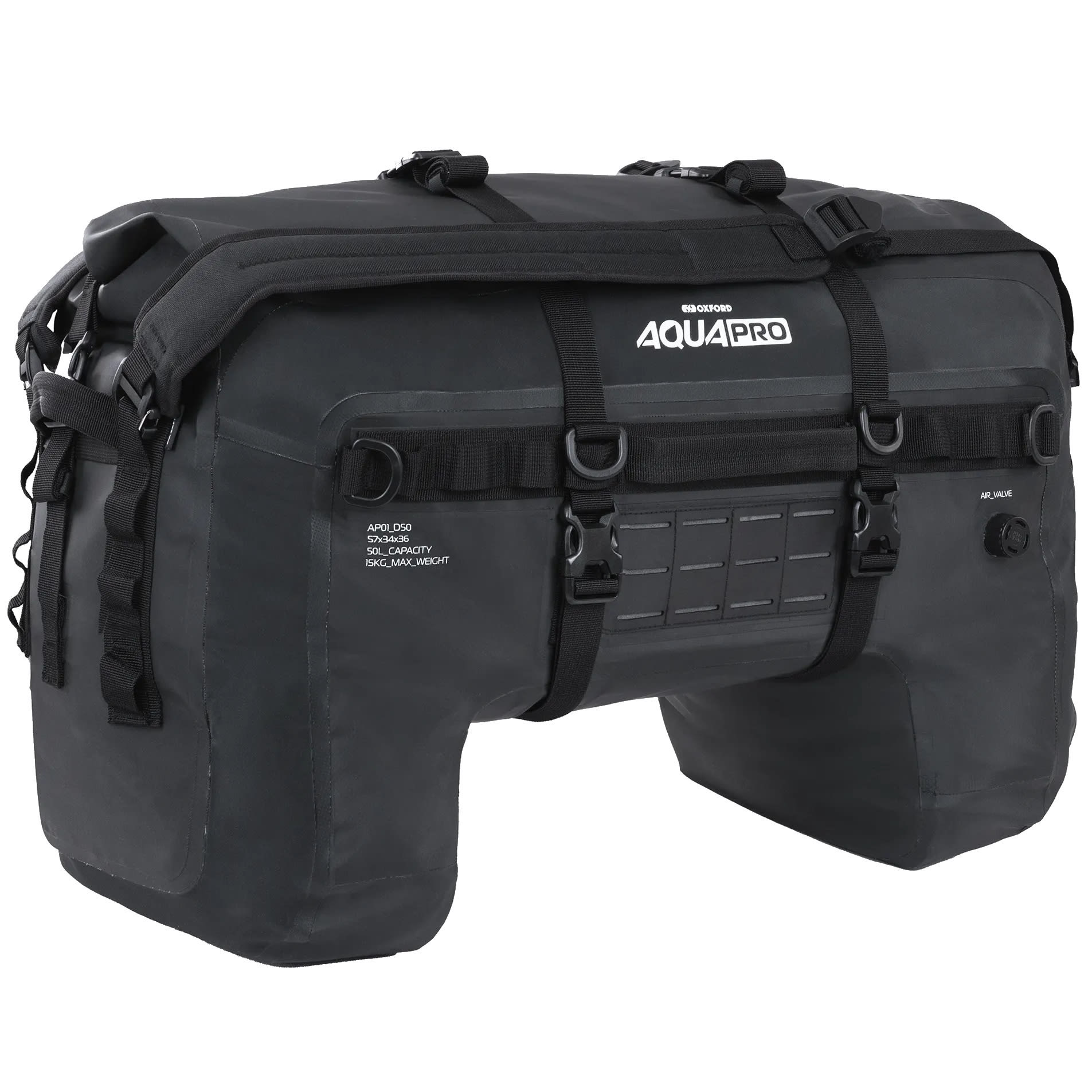 Oxford Oxford Aqua Pro D50 Waterproof Duffle Bag - Black