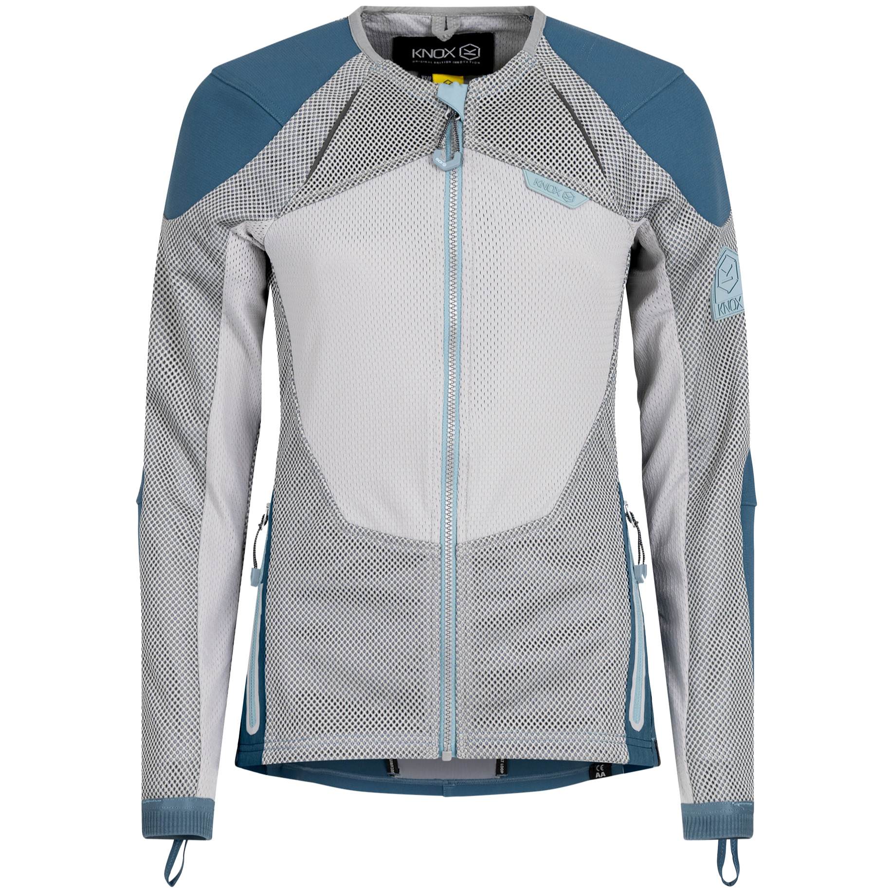 Knox Knox Ladies Urbane Pro Move Armoured Shirt - Petrol Blue