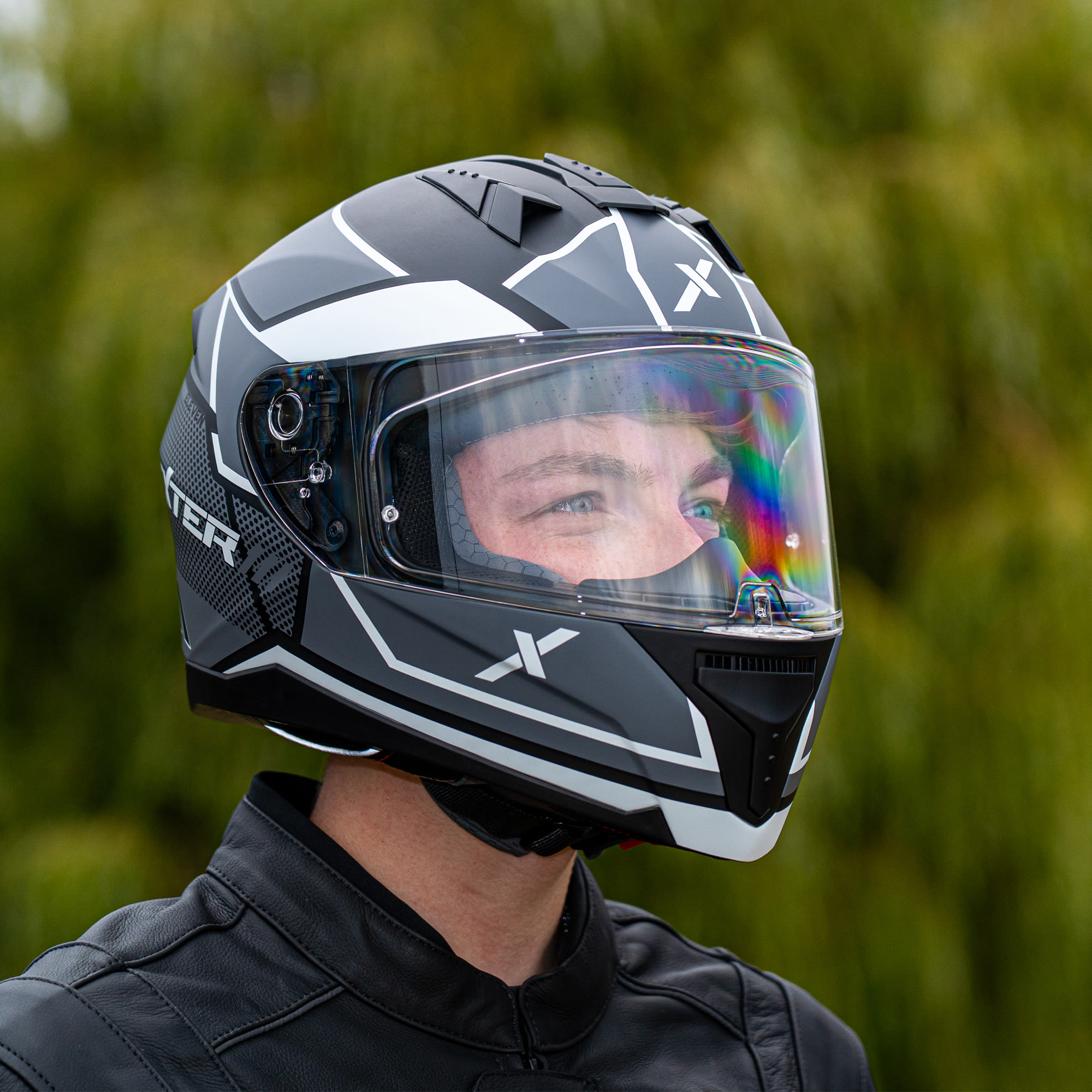 DXR Helmets Dexter Eleven - Napio Black / Grey
