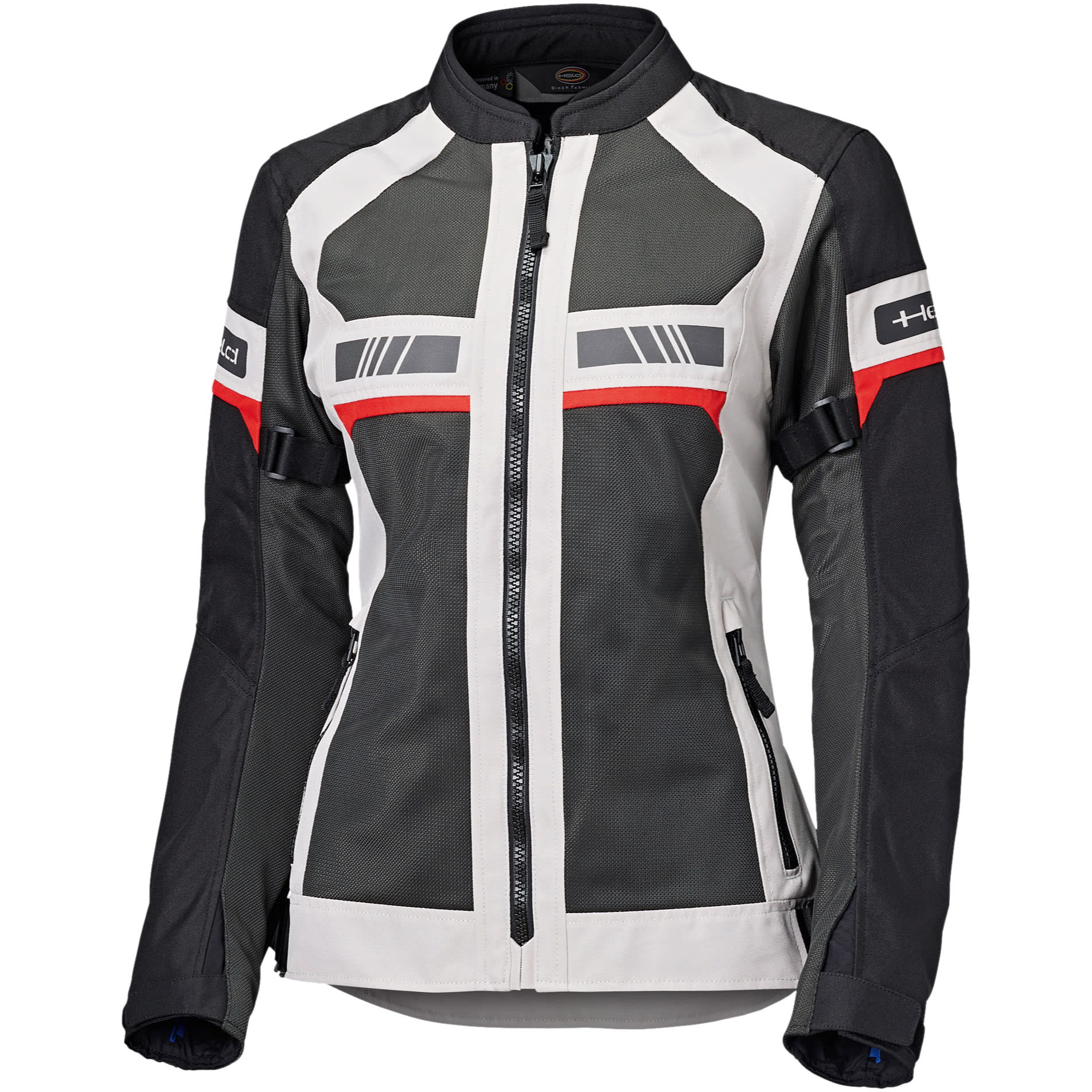 Held Held Ladies Tropic 4 Textile Mesh Jacket - Grey / Red