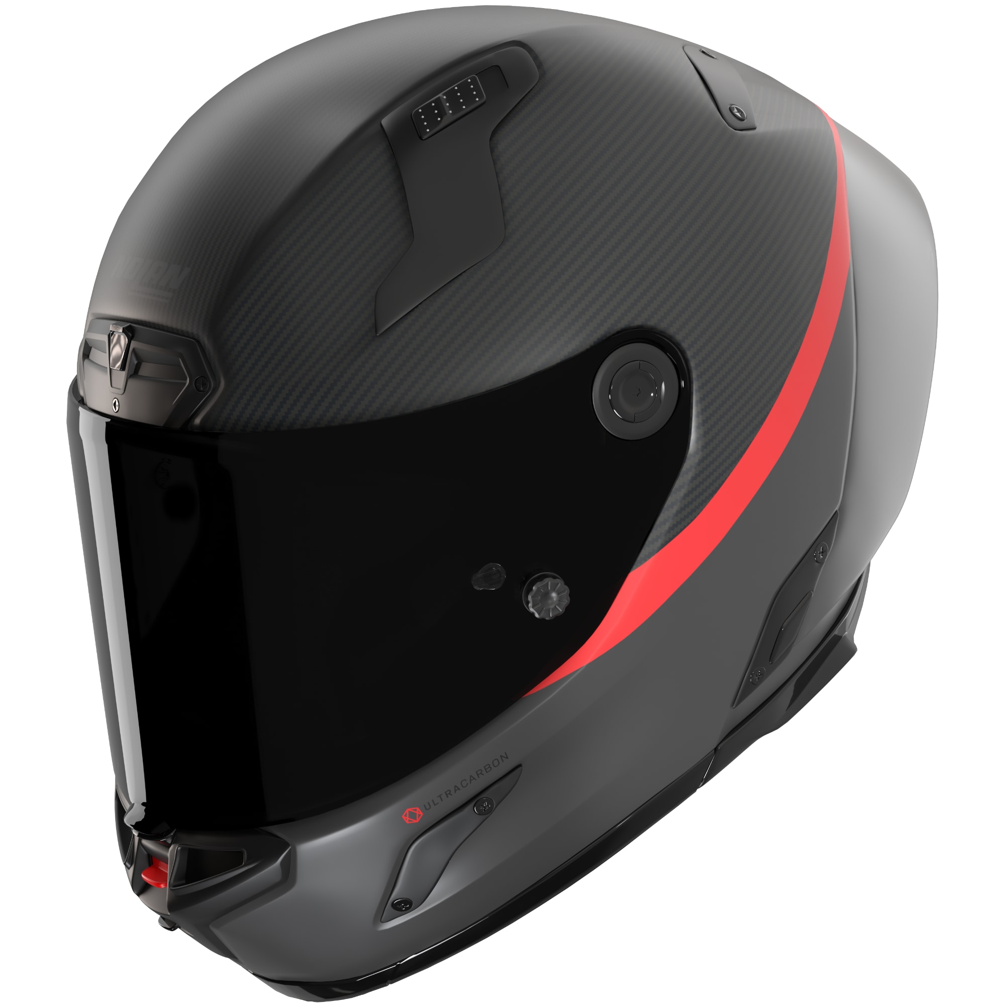 Nolan Nolan X-804 RS Ultra Carbon D.O.C. - Carbon / Matt Red