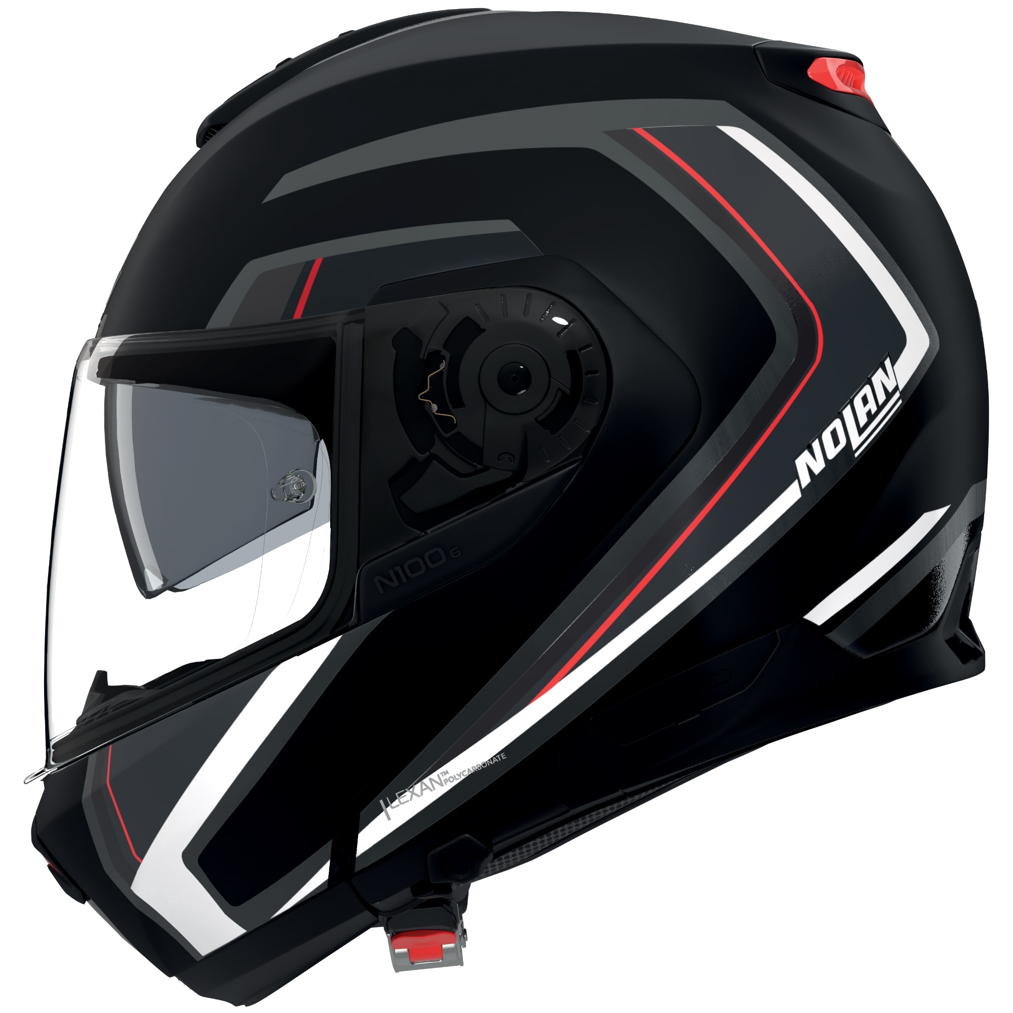 Nolan Nolan N100-6 Radiante - Black / Grey / Matt Red