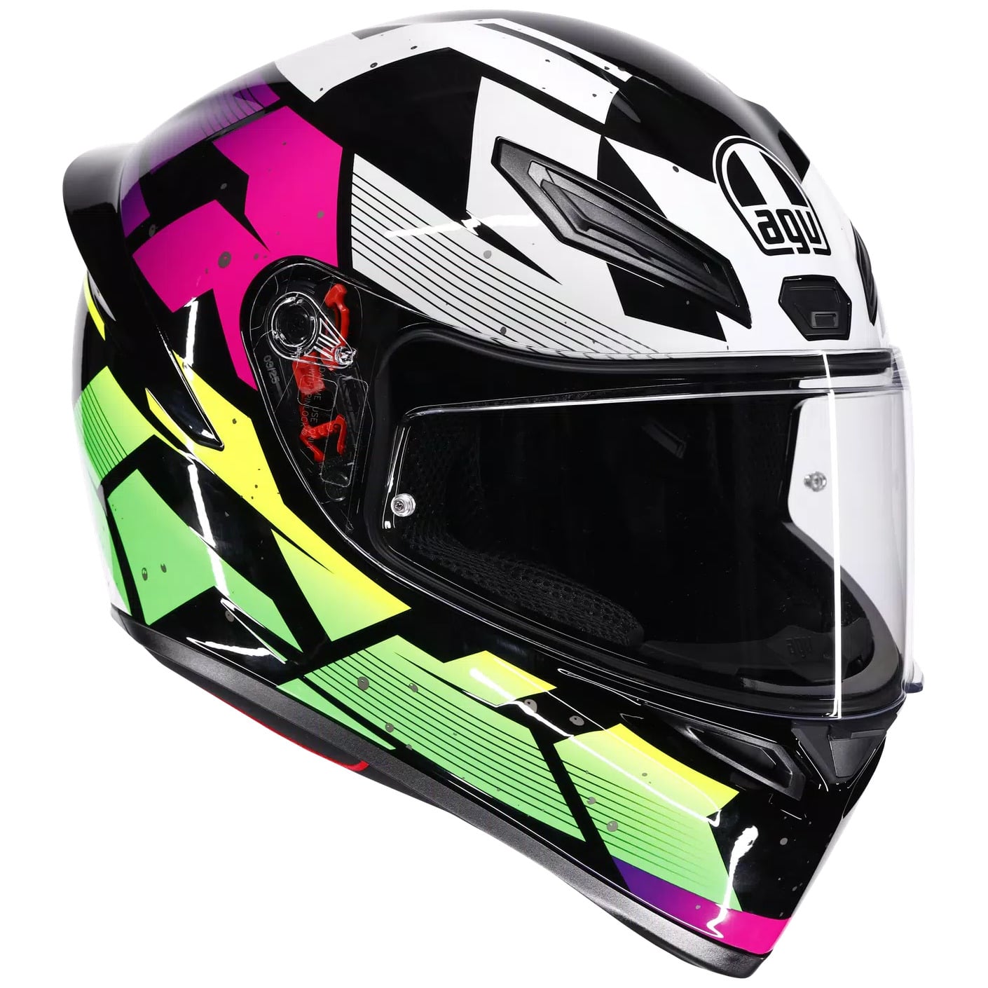 AGV AGV K1 S - Punkpulse Black / Purple / Lime