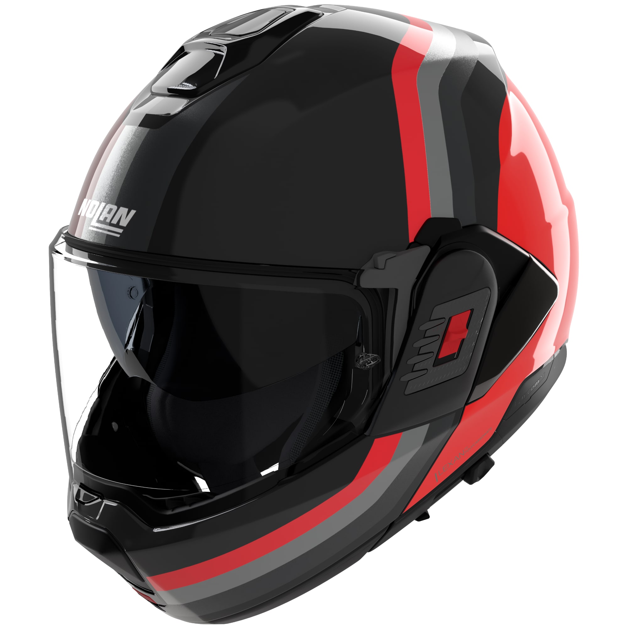 Nolan Nolan N120-1 Lineo - Black / Red / Grey