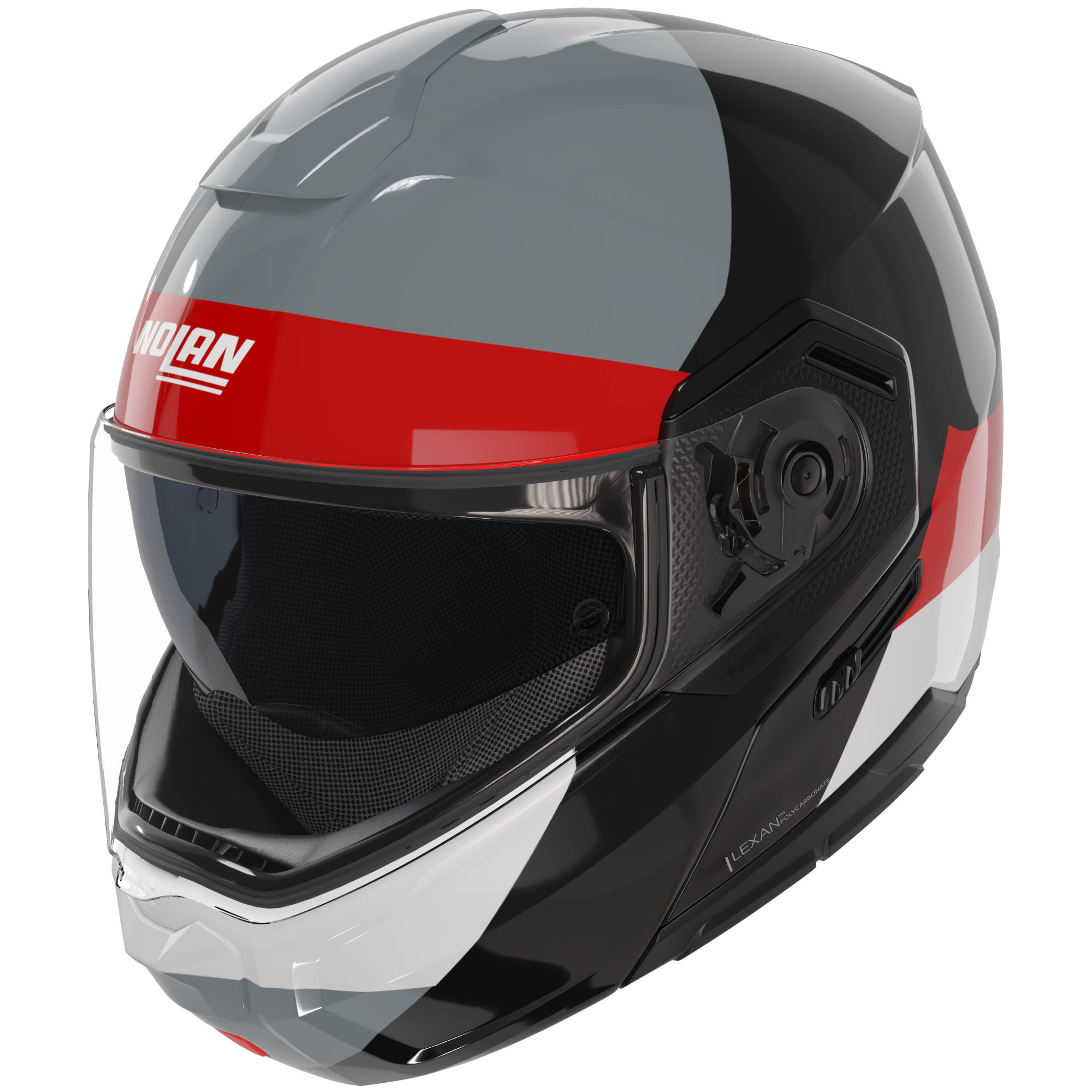 Nolan Nolan N90-3 Blocco - Black / Grey / Red / White