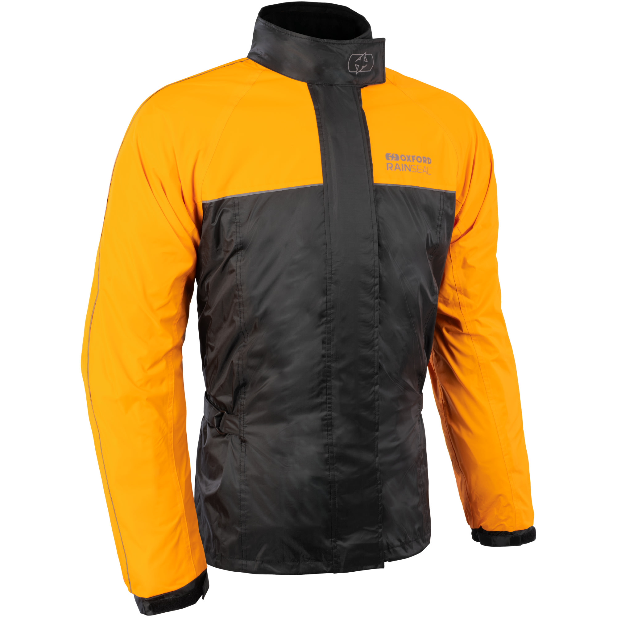 Oxford Clothing Oxford Rainseal Over Jacket - Black / Orange