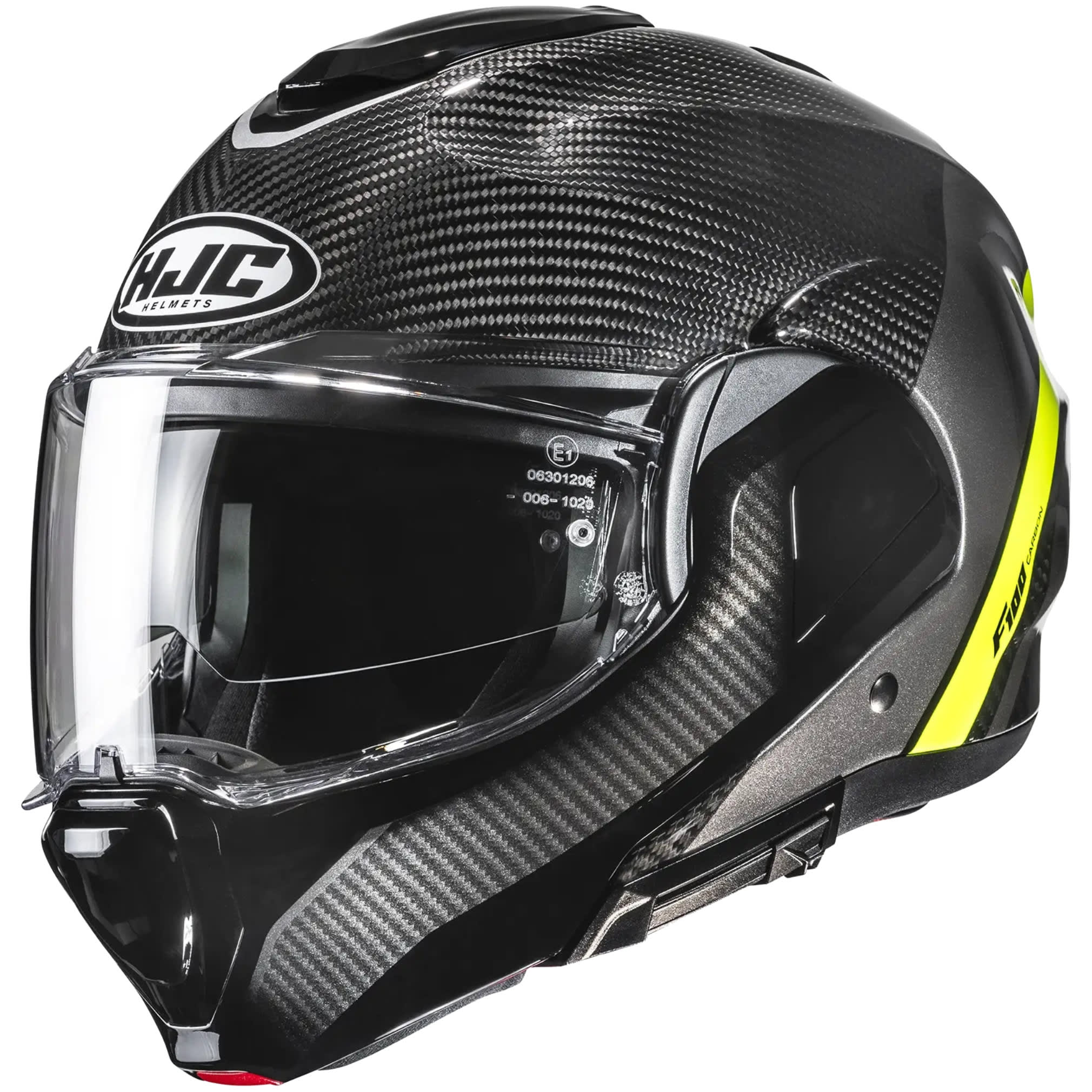 HJC HJC F100 Carbon - Stan Yellow