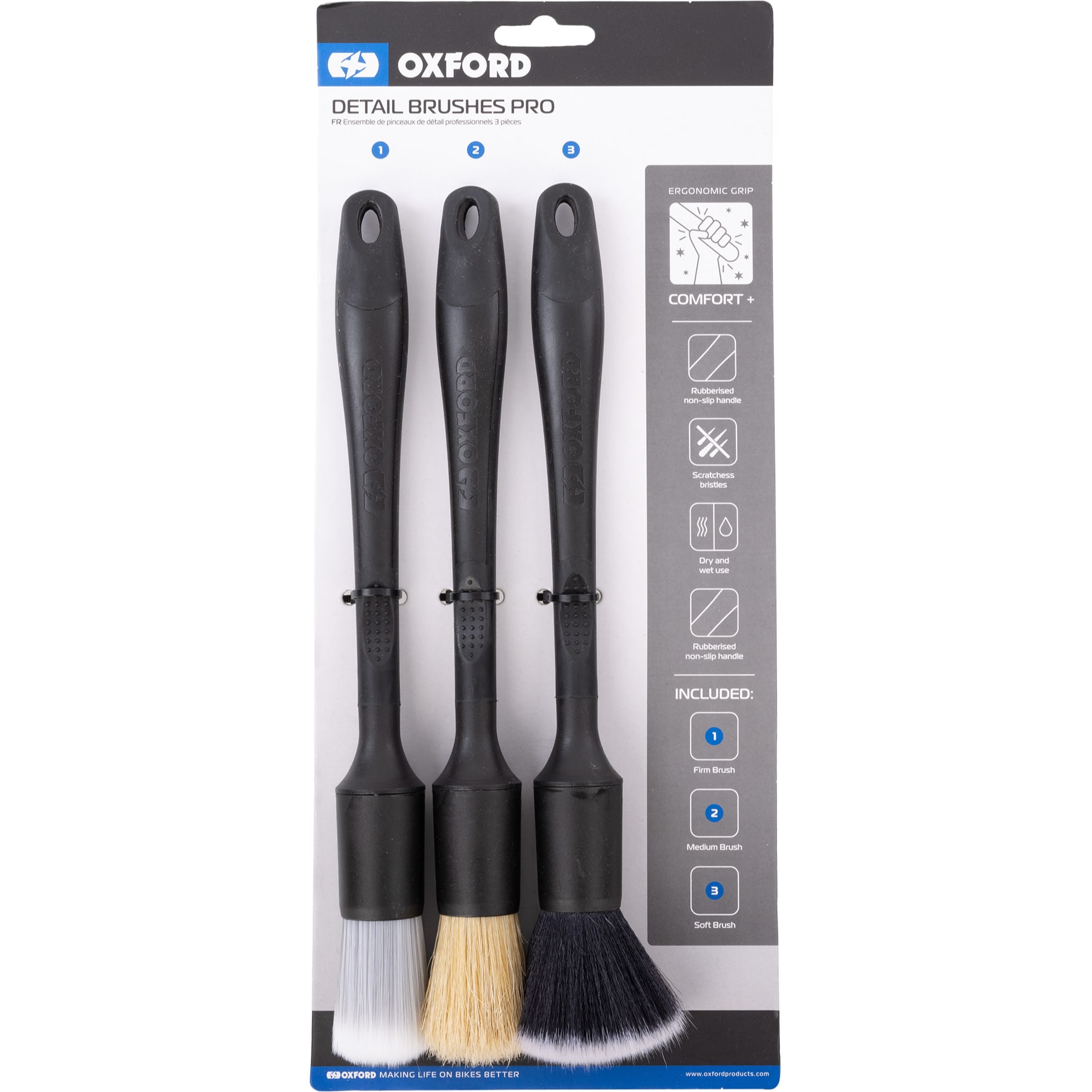 Oxford Oxford Pro Detail Brush Set