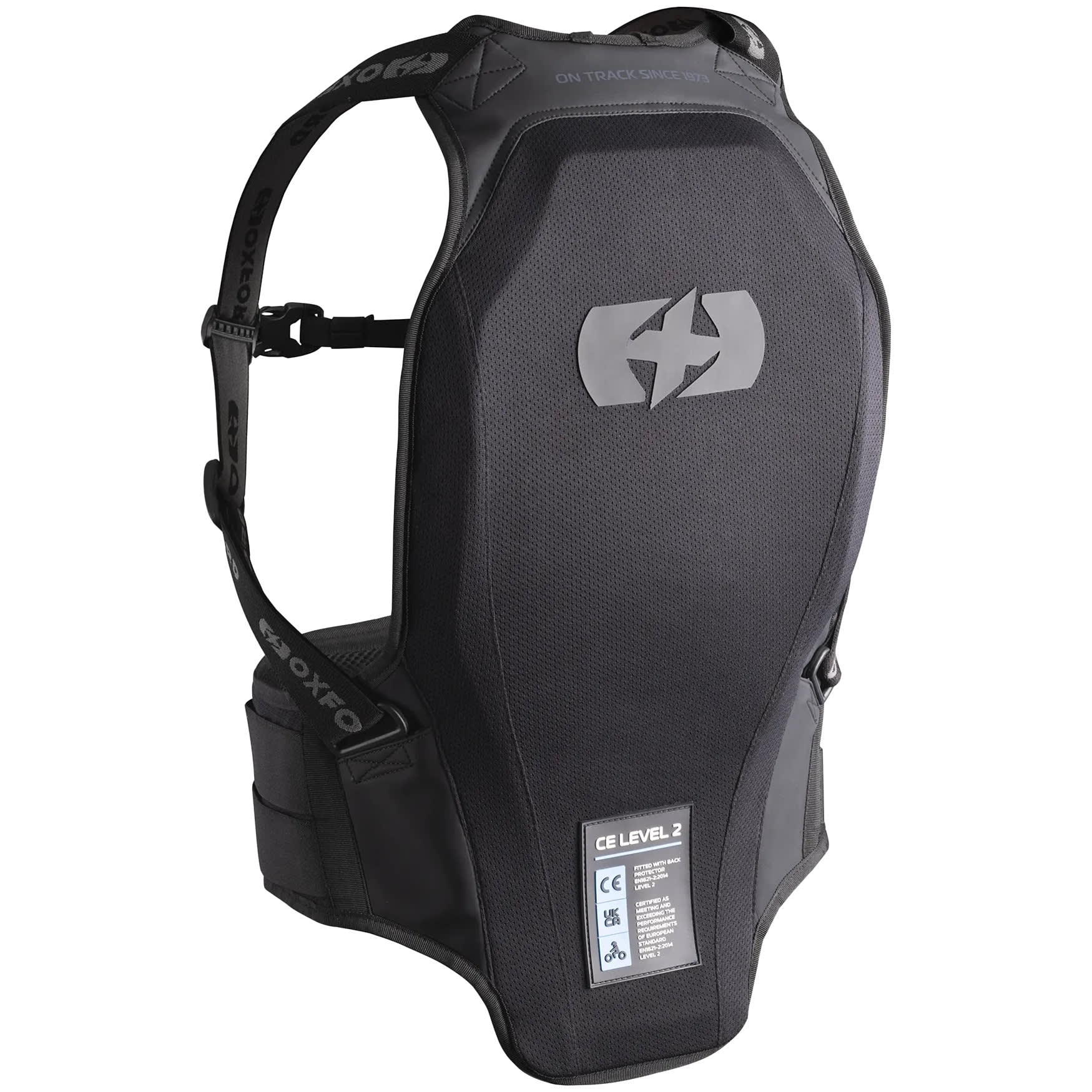 Oxford Clothing Oxford Dynamic CE Level 2 Strapped Back Protector - Black