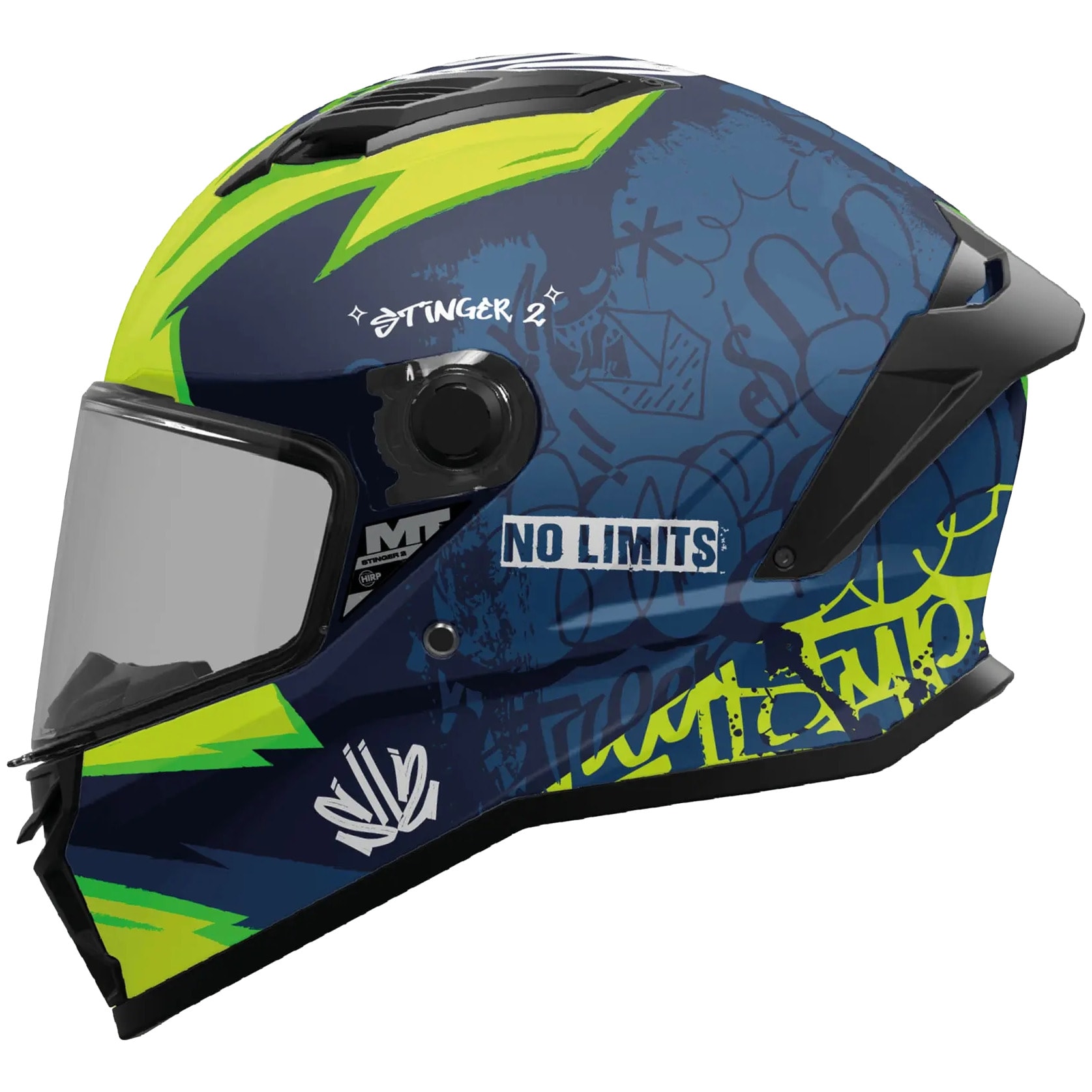 MT MT Stinger 2 - Tagger Matt Blue / Fluo Yellow
