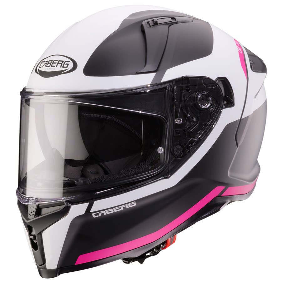 Caberg Caberg Avalon X - Pure Matt Black / White / Fuchsia