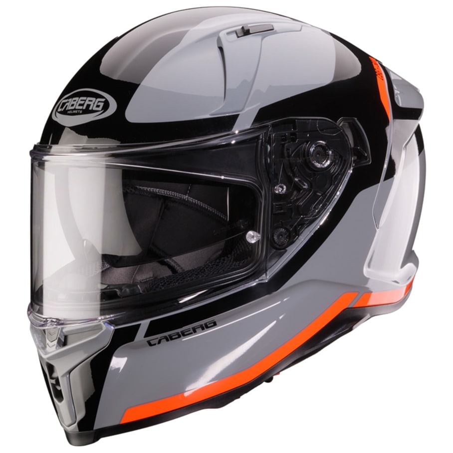 Caberg Caberg Avalon X - Pure Matt Grey / Black / Fluo Red