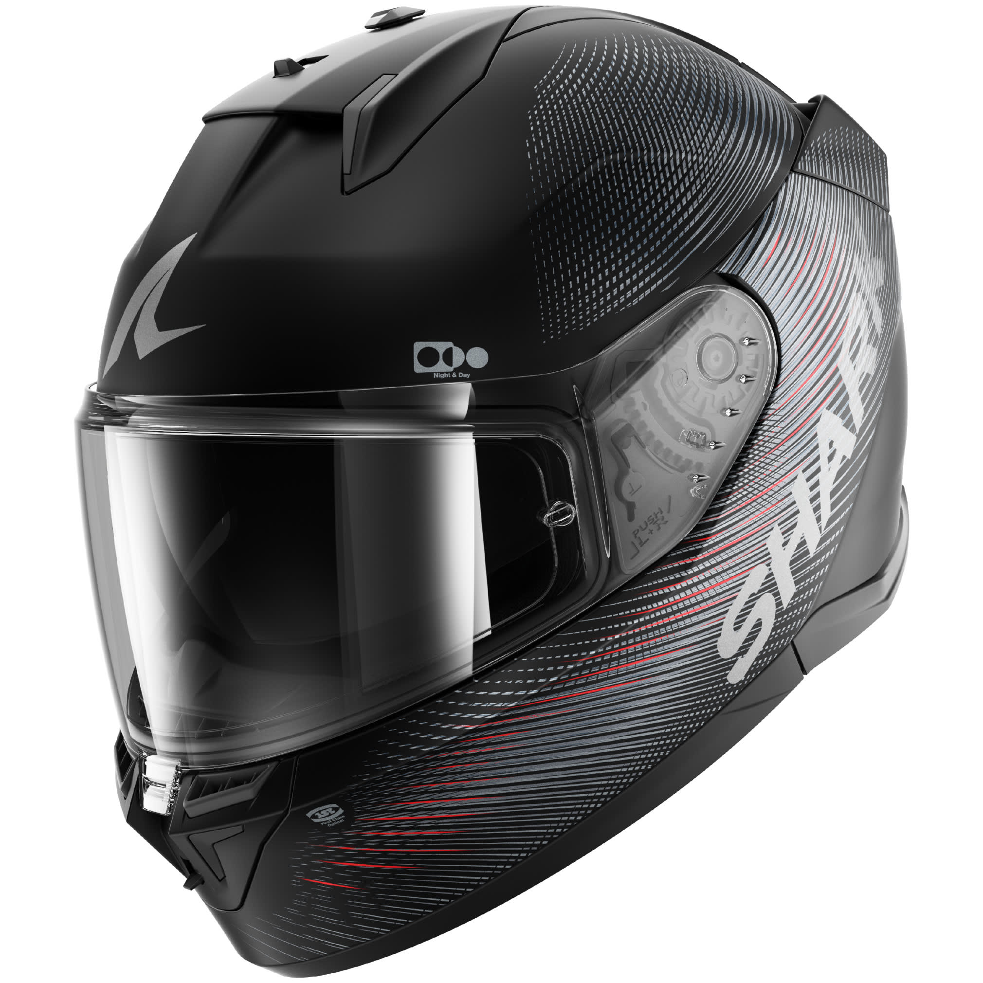 Shark Shark D-Skwal 3 - SP Lyne Black / Anthracite / Red