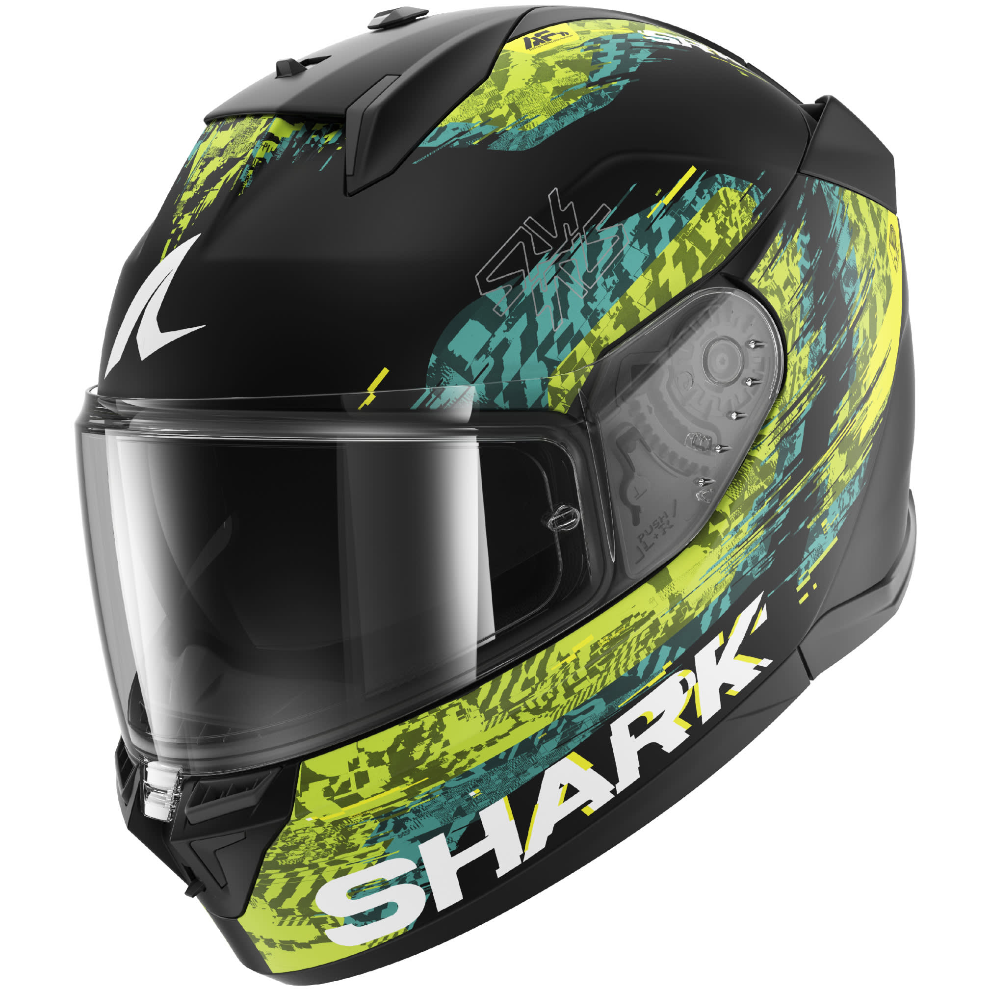 Shark Shark D-Skwal 3 - Speed-Vibe Matt Black / Green / Blue