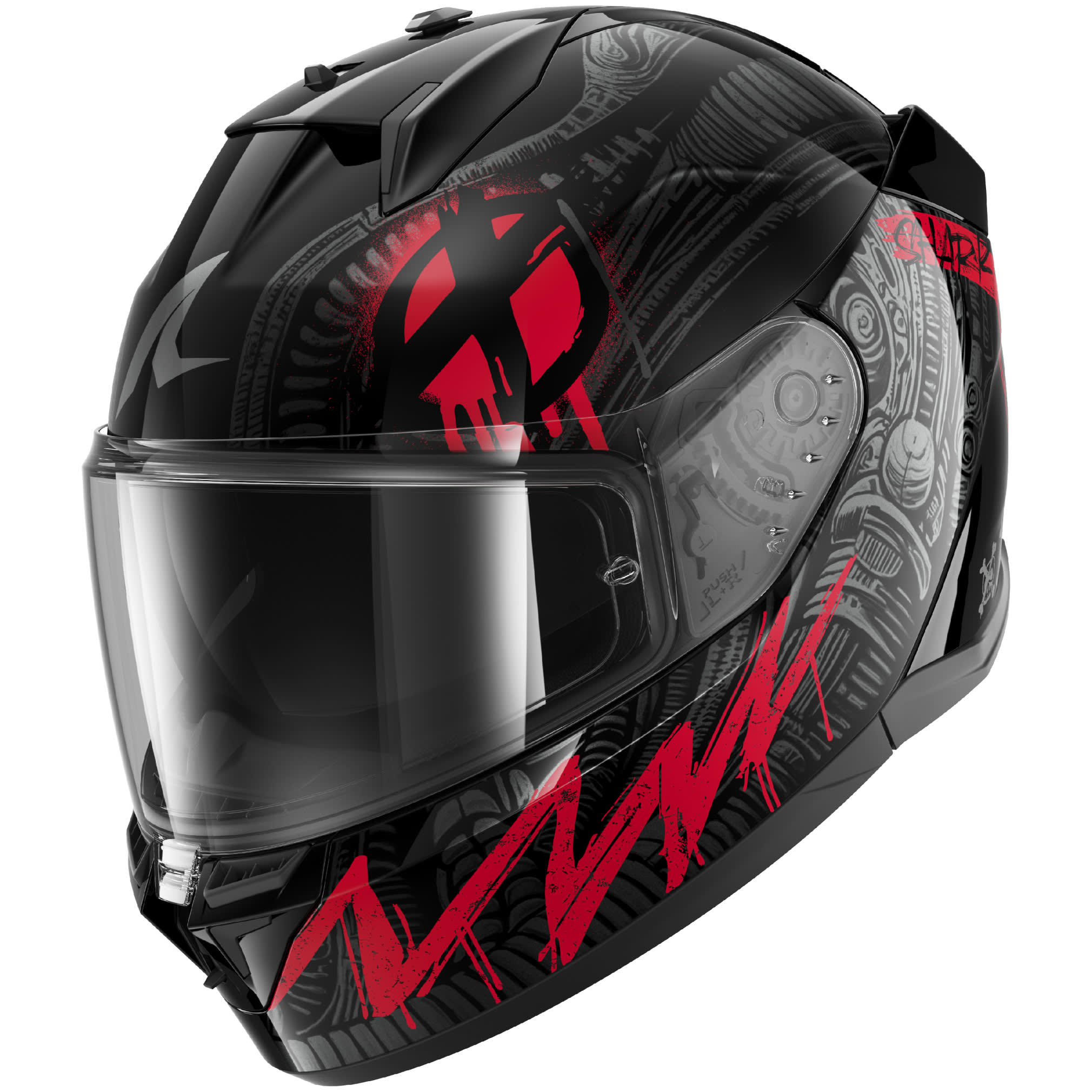 Shark Shark D-Skwal 3 - Shiever Black / Anthracite / Red