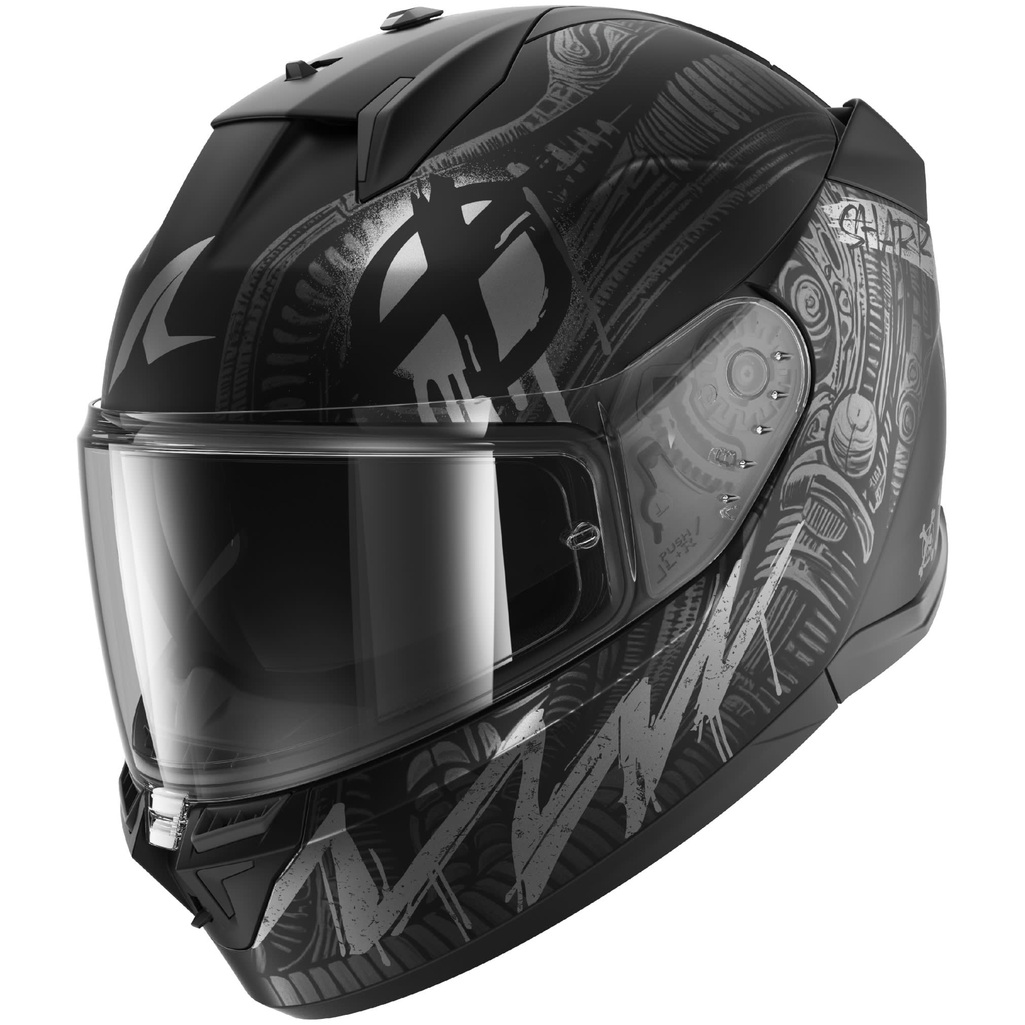 Shark Shark D-Skwal 3 - Shiever Matt Black / Anthracite / Silver