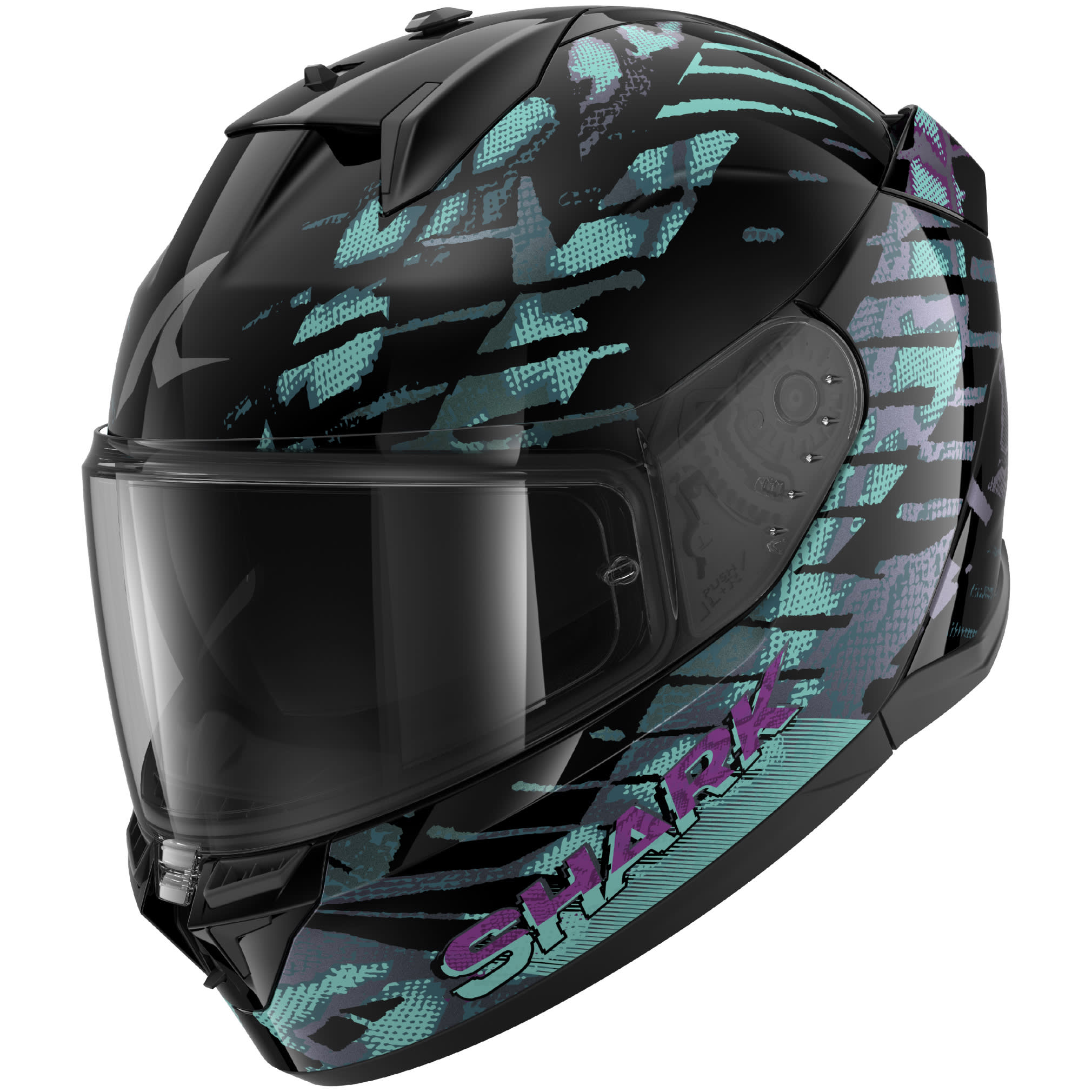 Shark Shark D-Skwal 3 - Reptaia Matt Black / Pearl