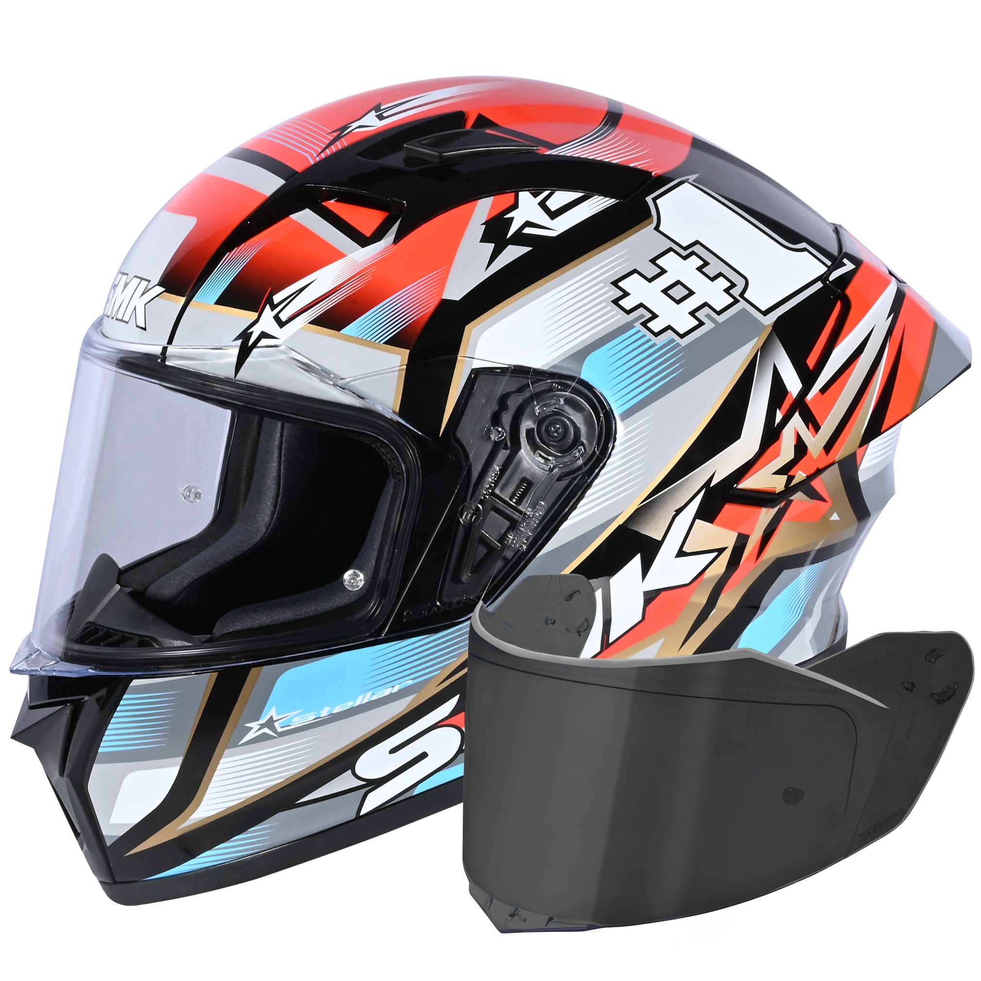 SMK SMK Stellar Sport - Uno Red / White / Black