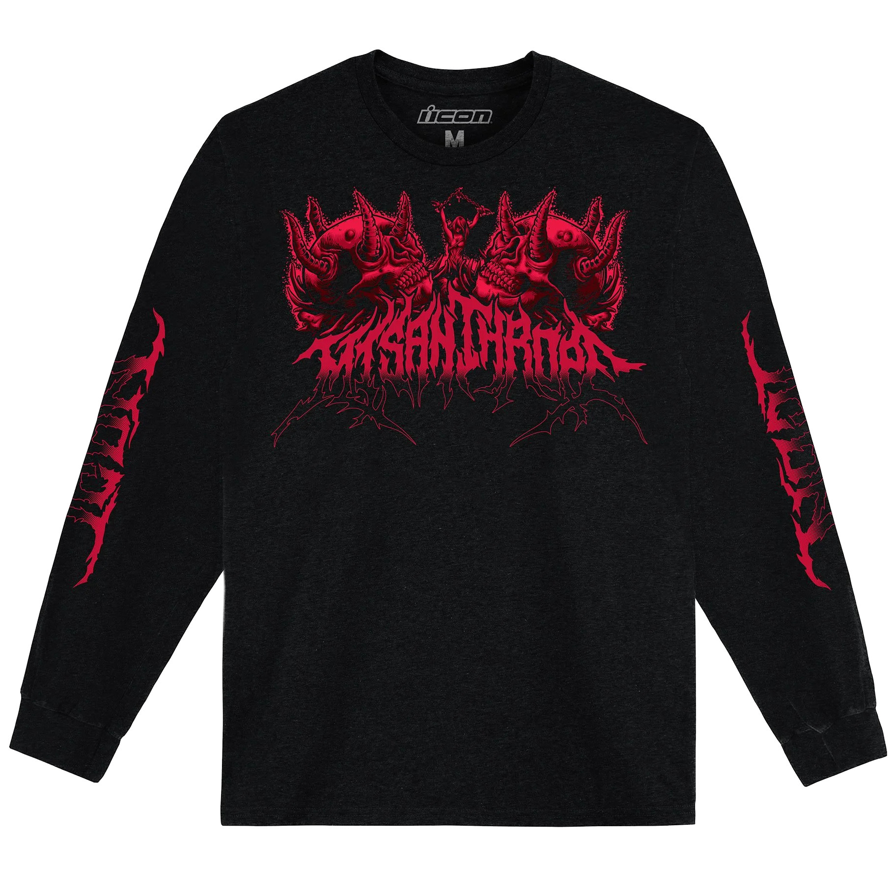 Icon Icon Misanthrope Long-Sleeve T-Shirt - Black