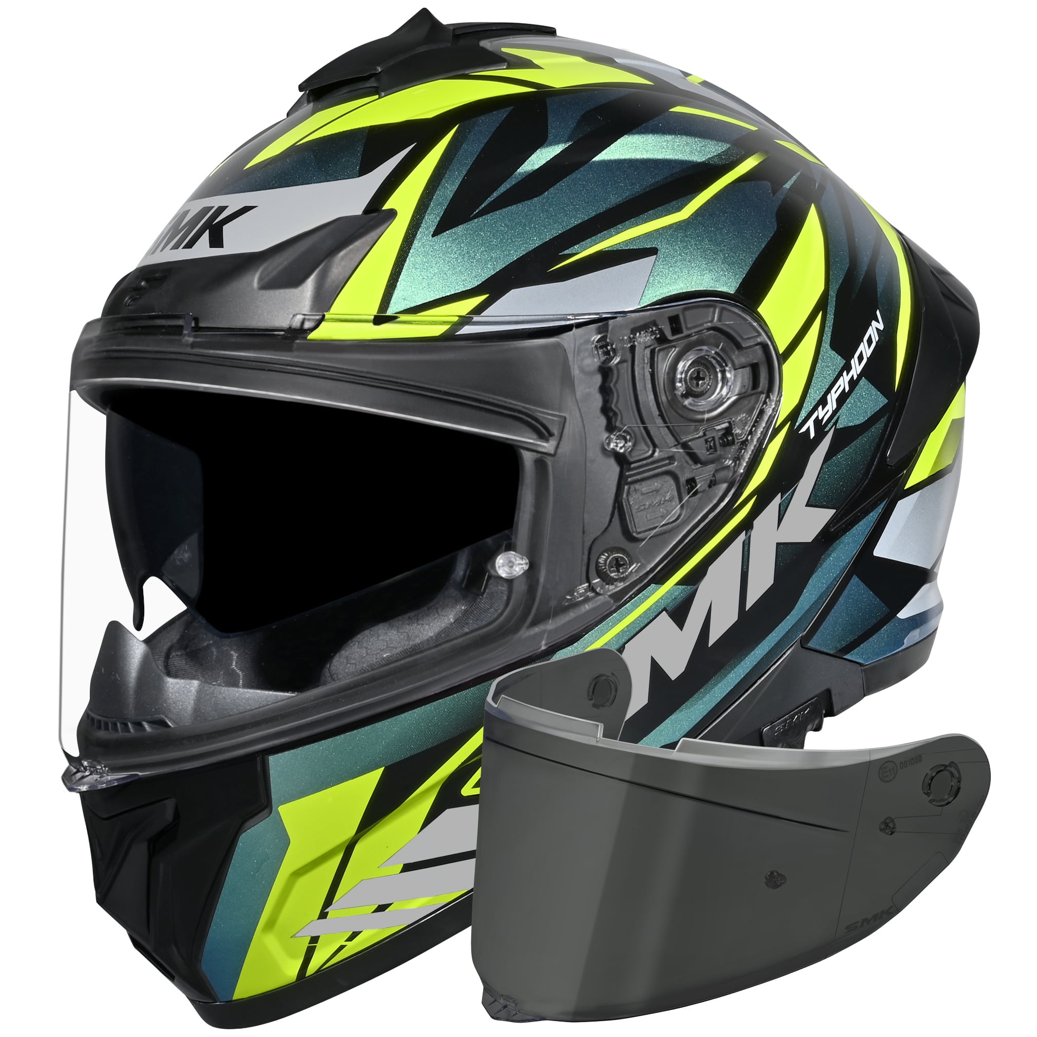 SMK SMK Typhoon - Rival Black / Grey / Fluo Yellow