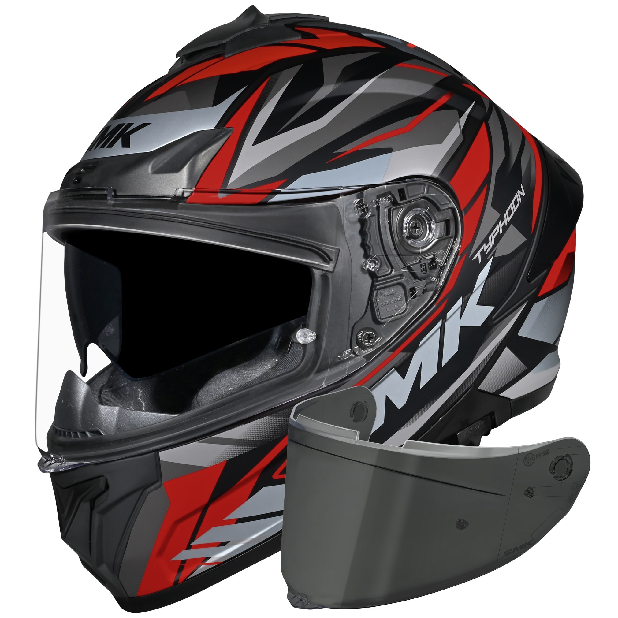 SMK SMK Typhoon - Rival Black / Grey / Red
