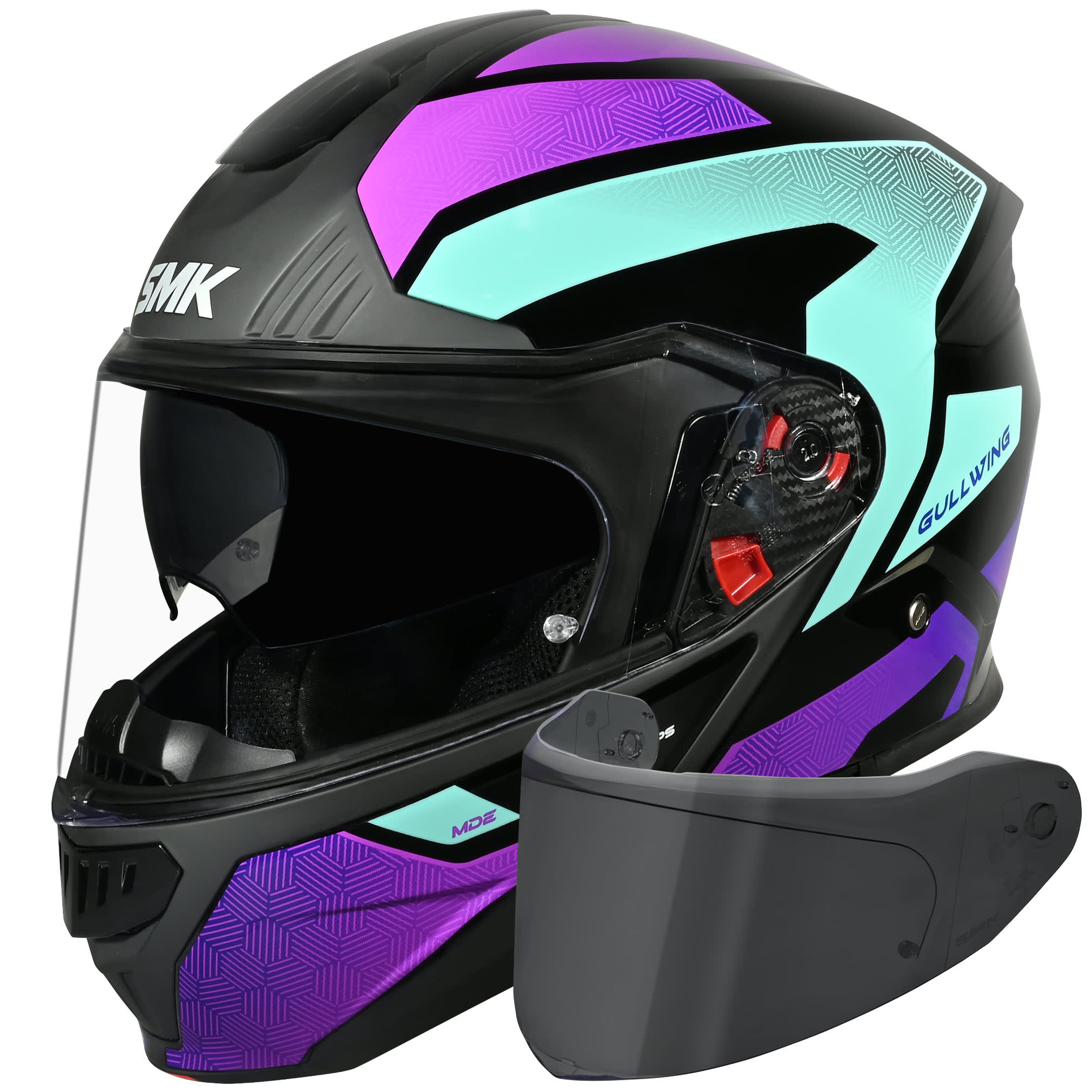 SMK SMK Gullwing - V2 Sonic Black / Purple / Teal
