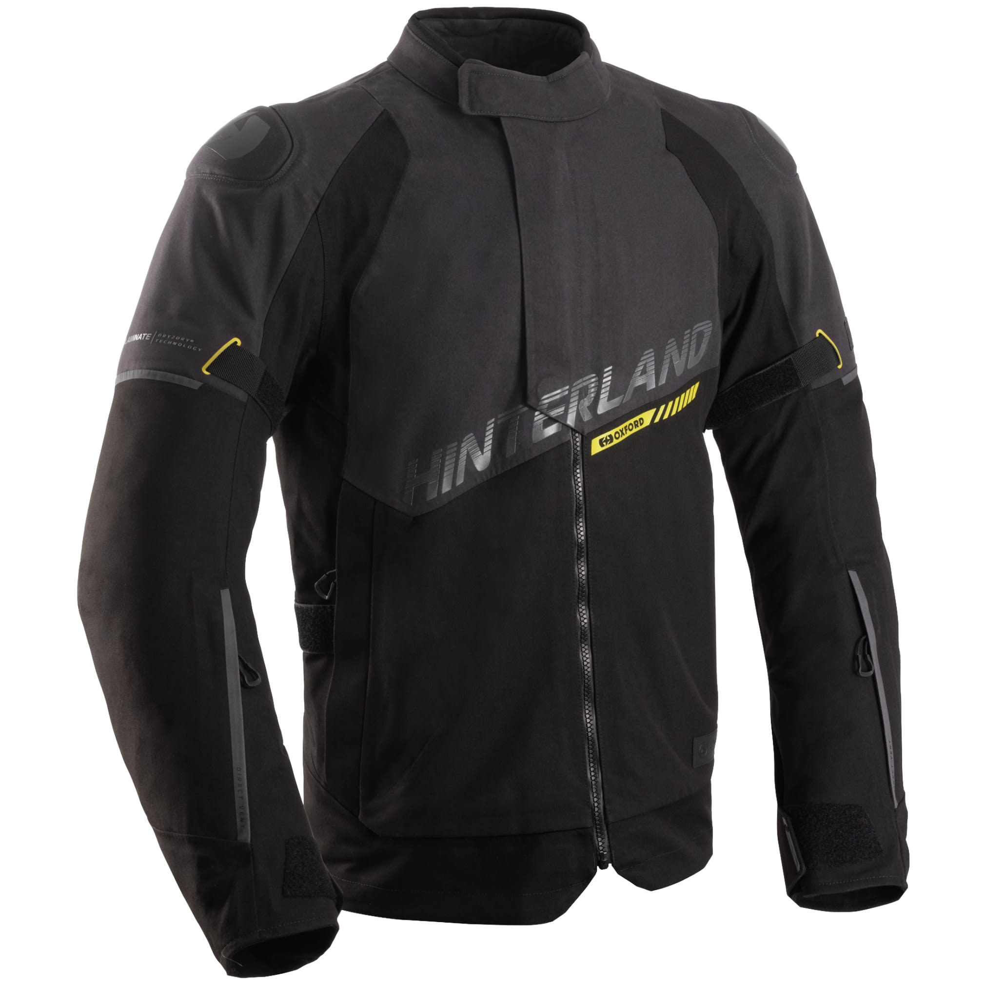Oxford Clothing Oxford Hinterland 2.0 Textile Jacket - Black / Grey / Fluo