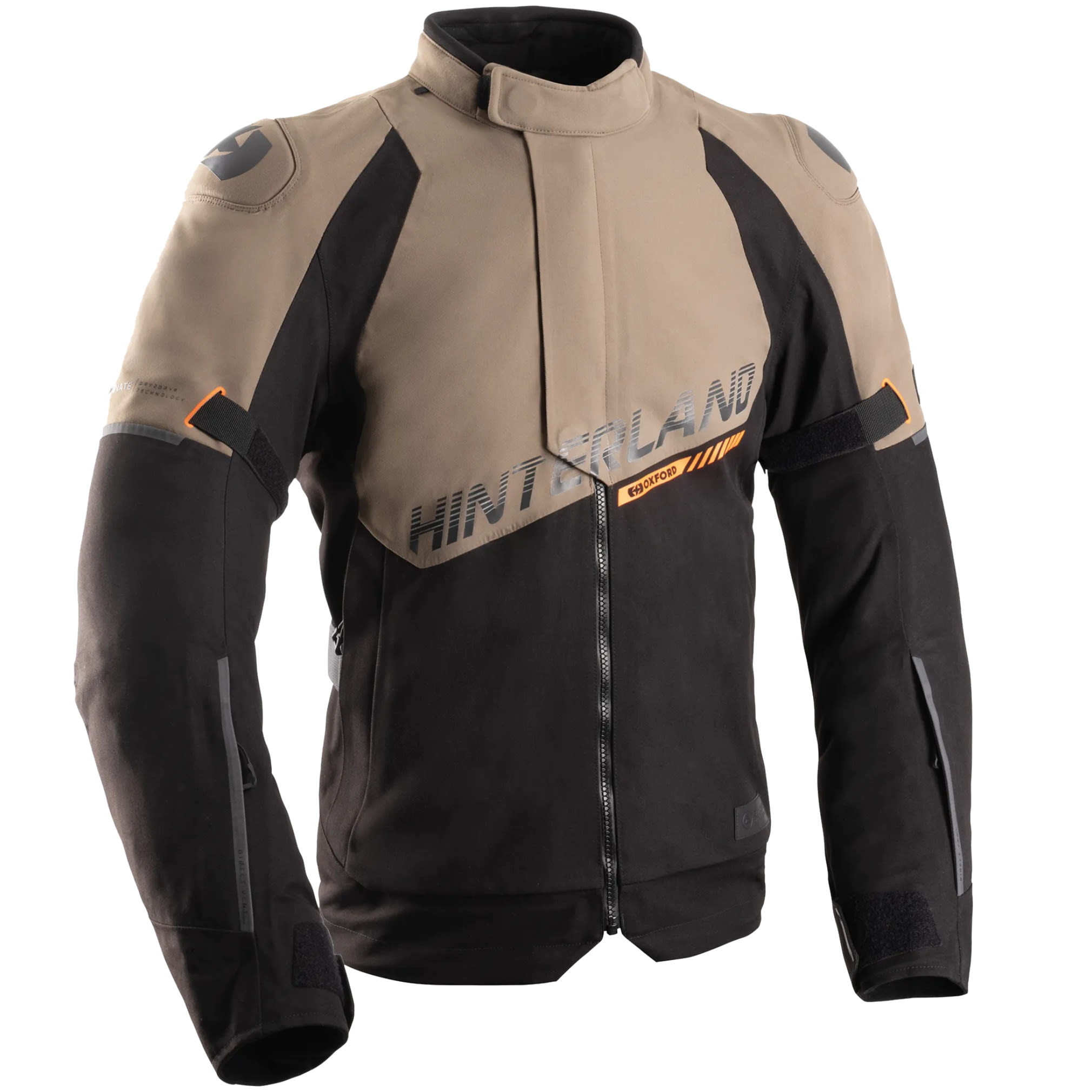 Oxford Clothing Oxford Hinterland 2.0 Textile Jacket - Desert / Black / Orange