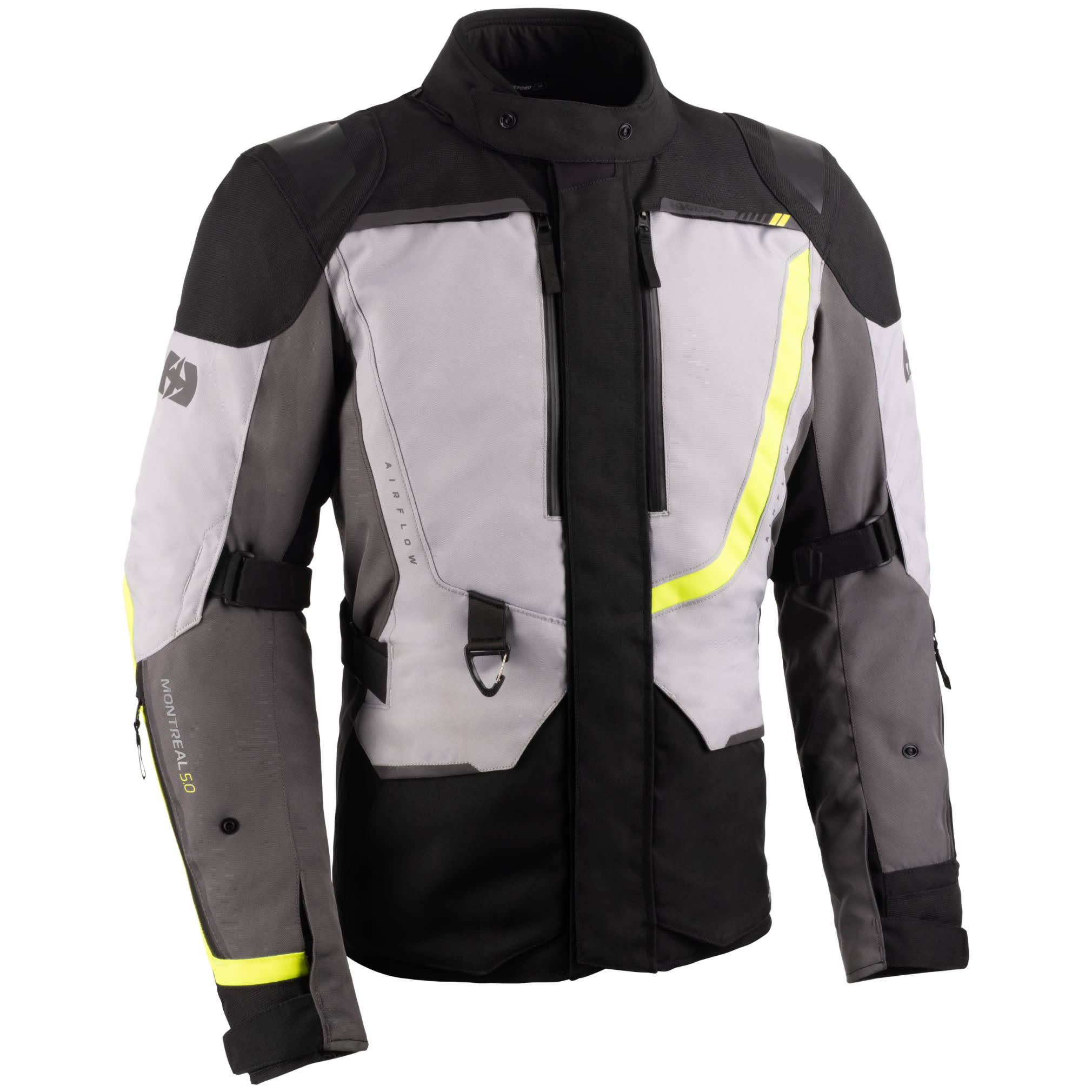 Oxford Clothing Oxford Montreal 5.0 Textile Jacket - Grey / Black / Yellow