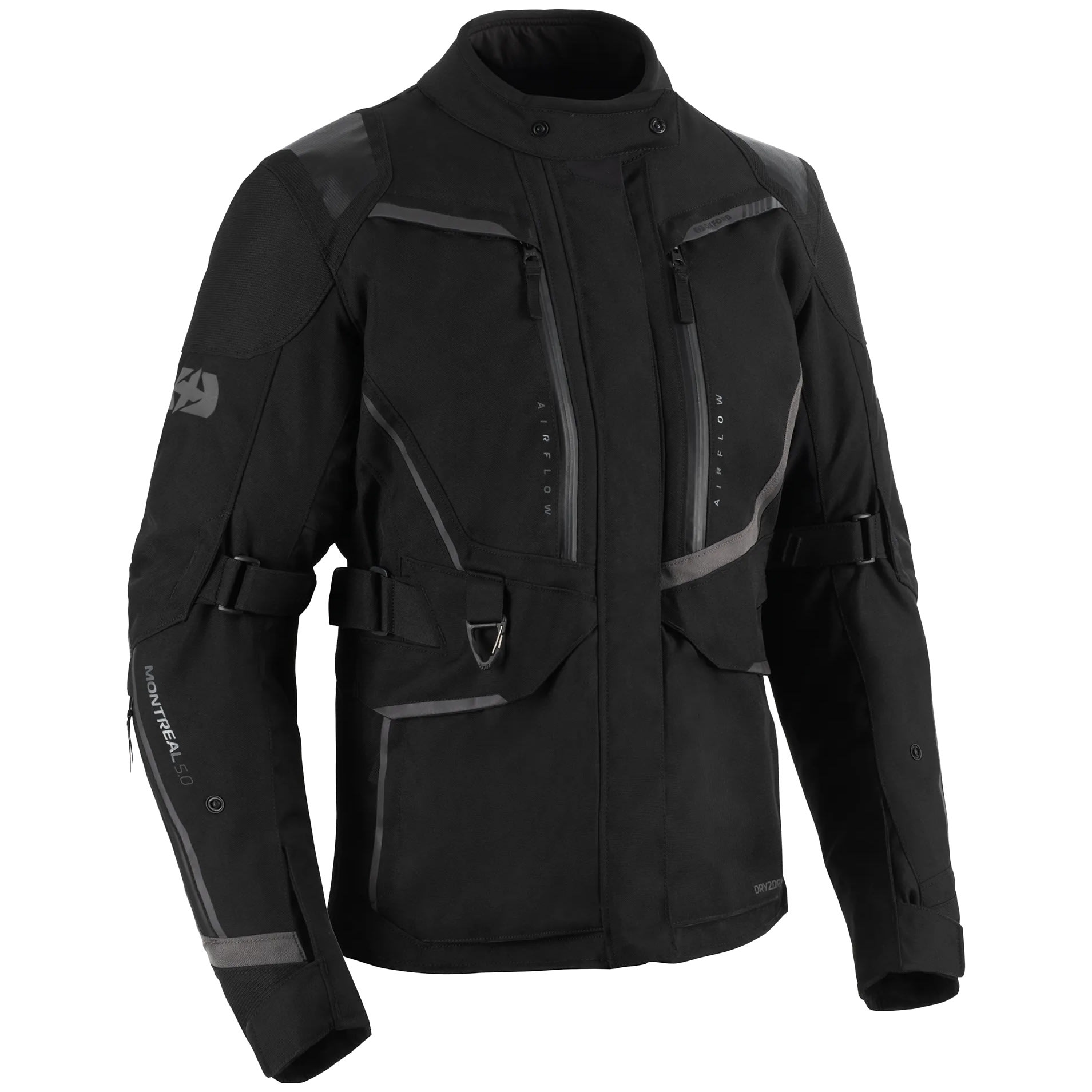 Oxford Clothing Oxford Ladies Montreal 5.0 Textile Jacket - Stealth Black