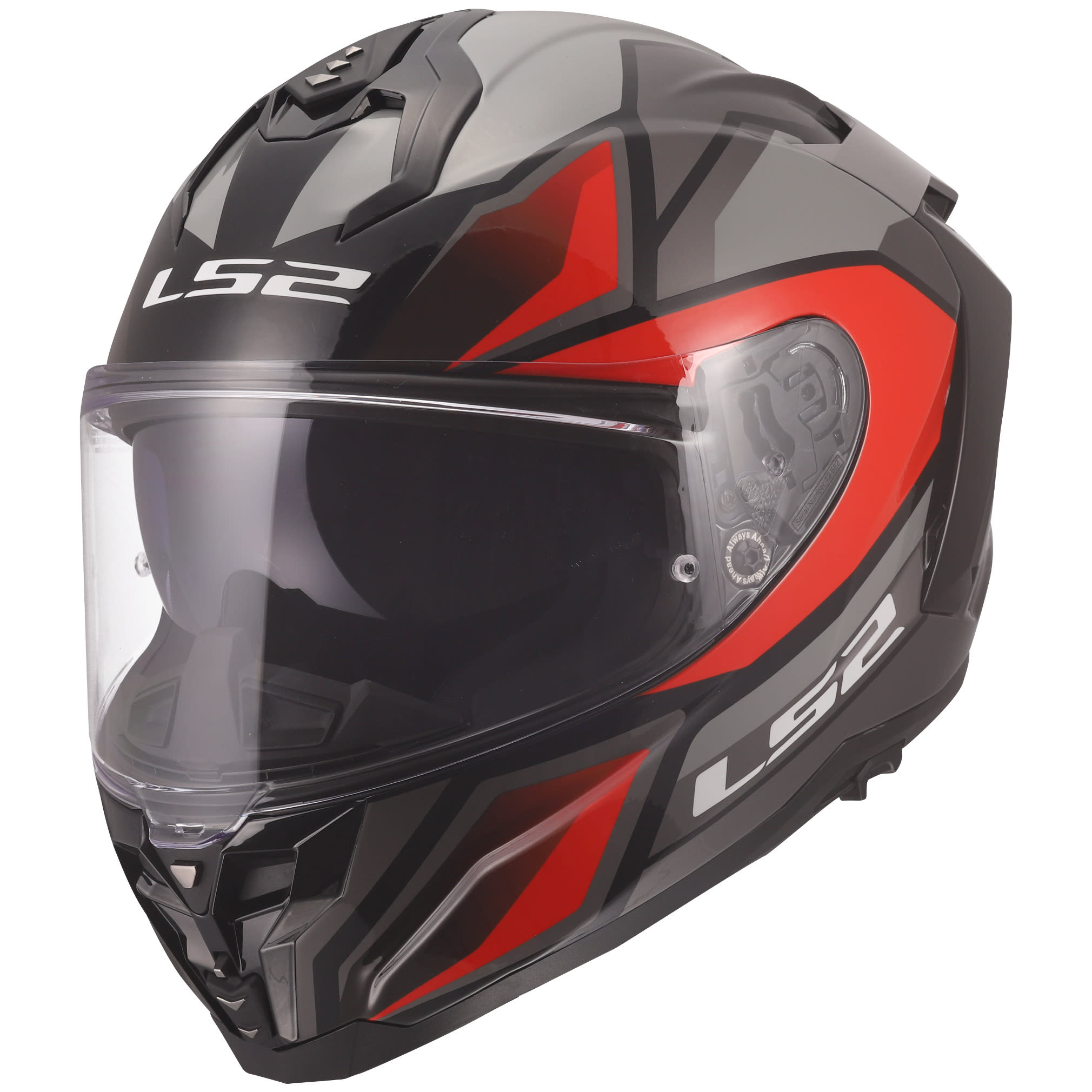 LS2 LS2 Challenger II - Viper Grey / Red