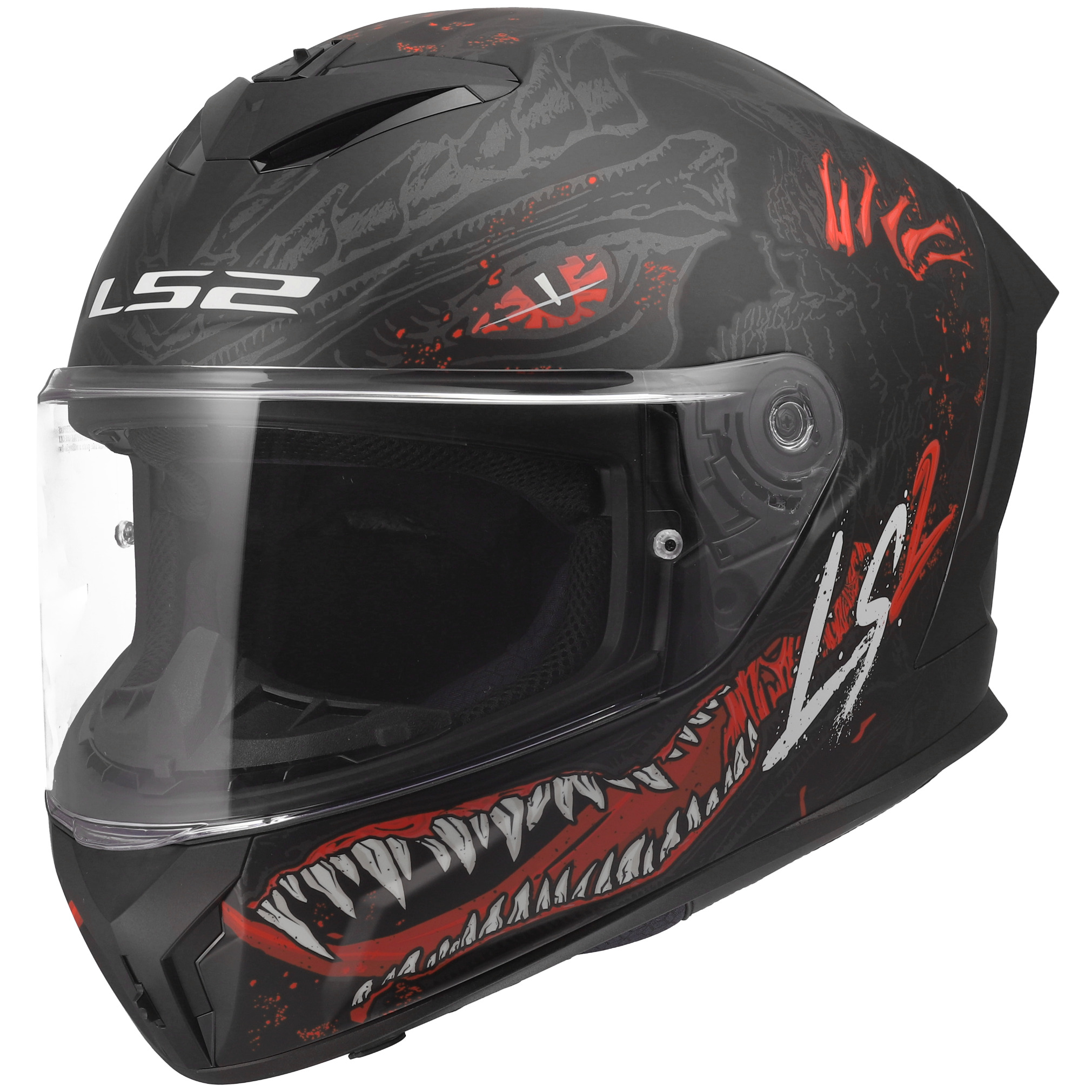 LS2 LS2 Rapid III - Kaiju Black / Red / White