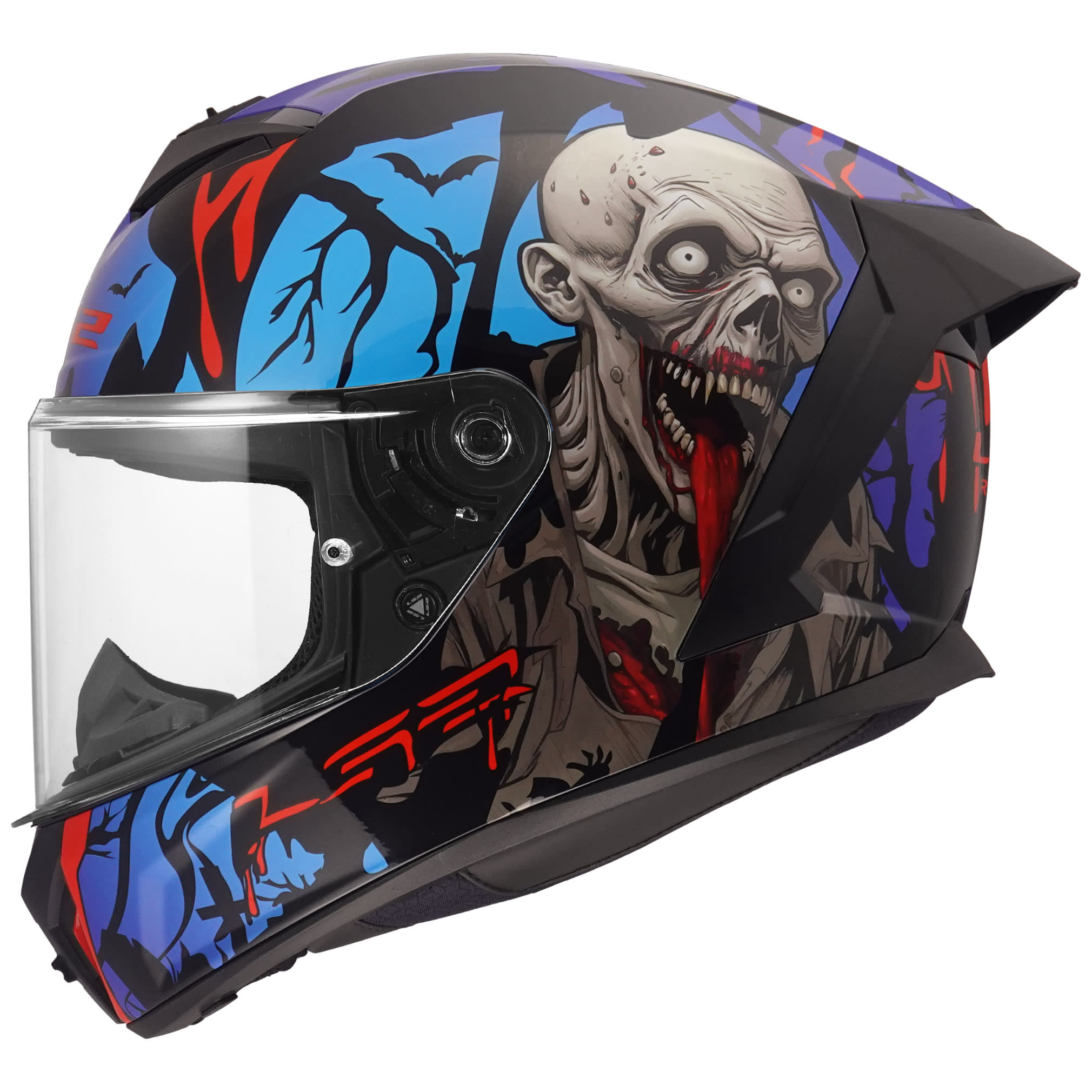 LS2 LS2 Rapid III - Zombie II Black / Red / Blue