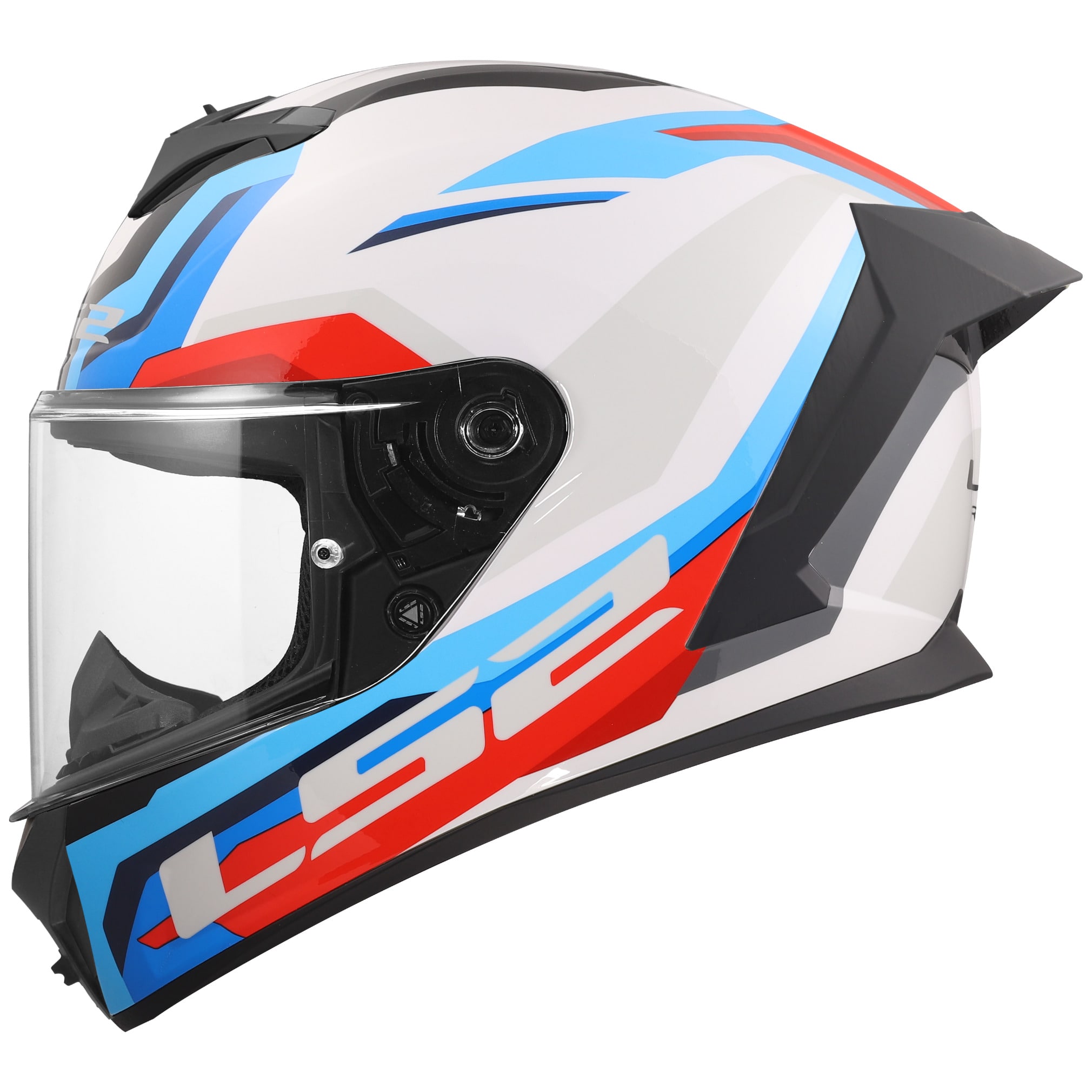 LS2 LS2 Rapid III - Hyper White / Blue / Red